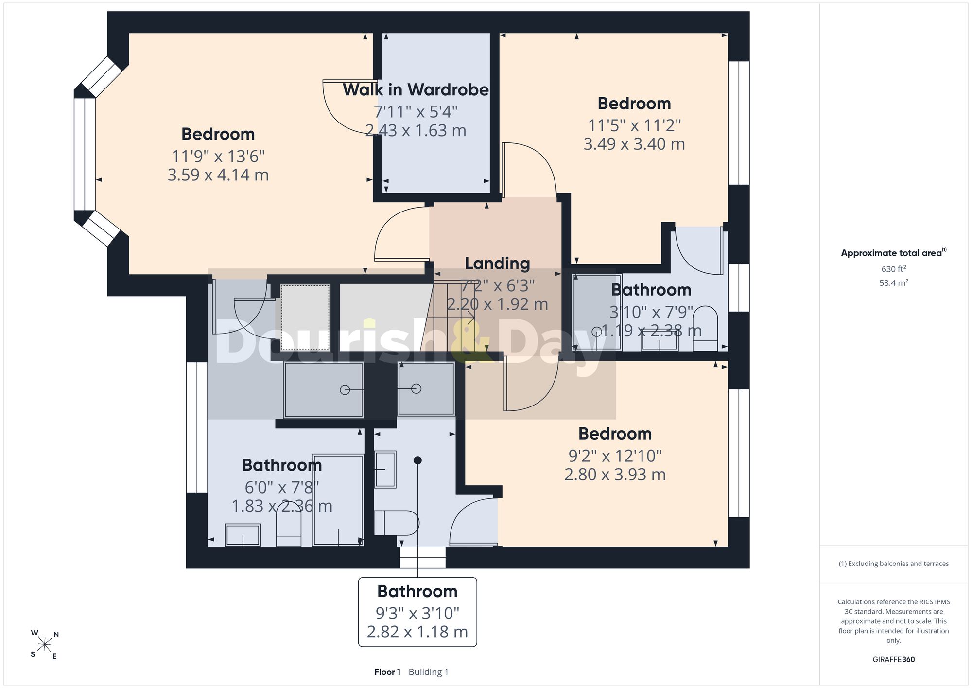 3 bed detached house for sale in Audlem Road, Stafford, ST18 - Property floorplan