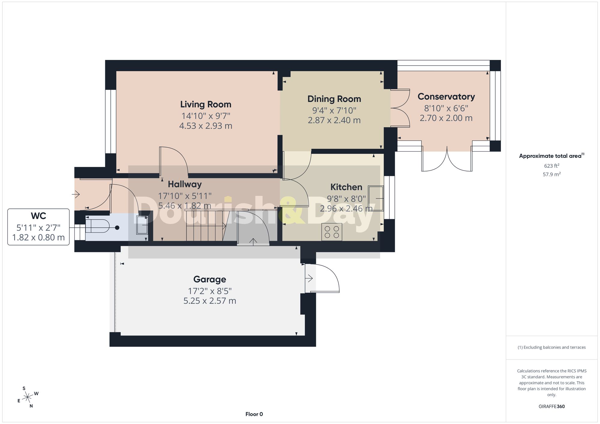 3 bed semi-detached house for sale in Speedwell Rise, Doxey, Stafford, ST16 - Property floorplan