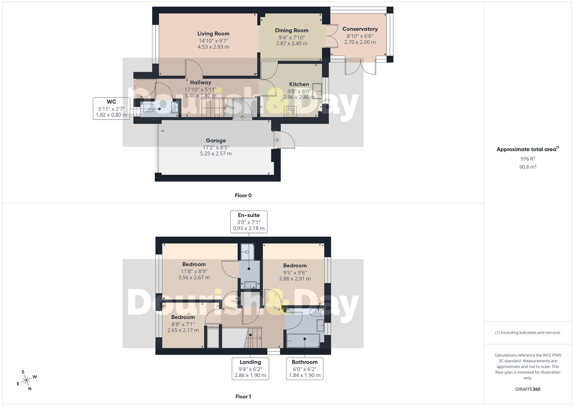 3 bed semi-detached house for sale in Speedwell Rise, Doxey, Stafford, ST16 - Property floorplan