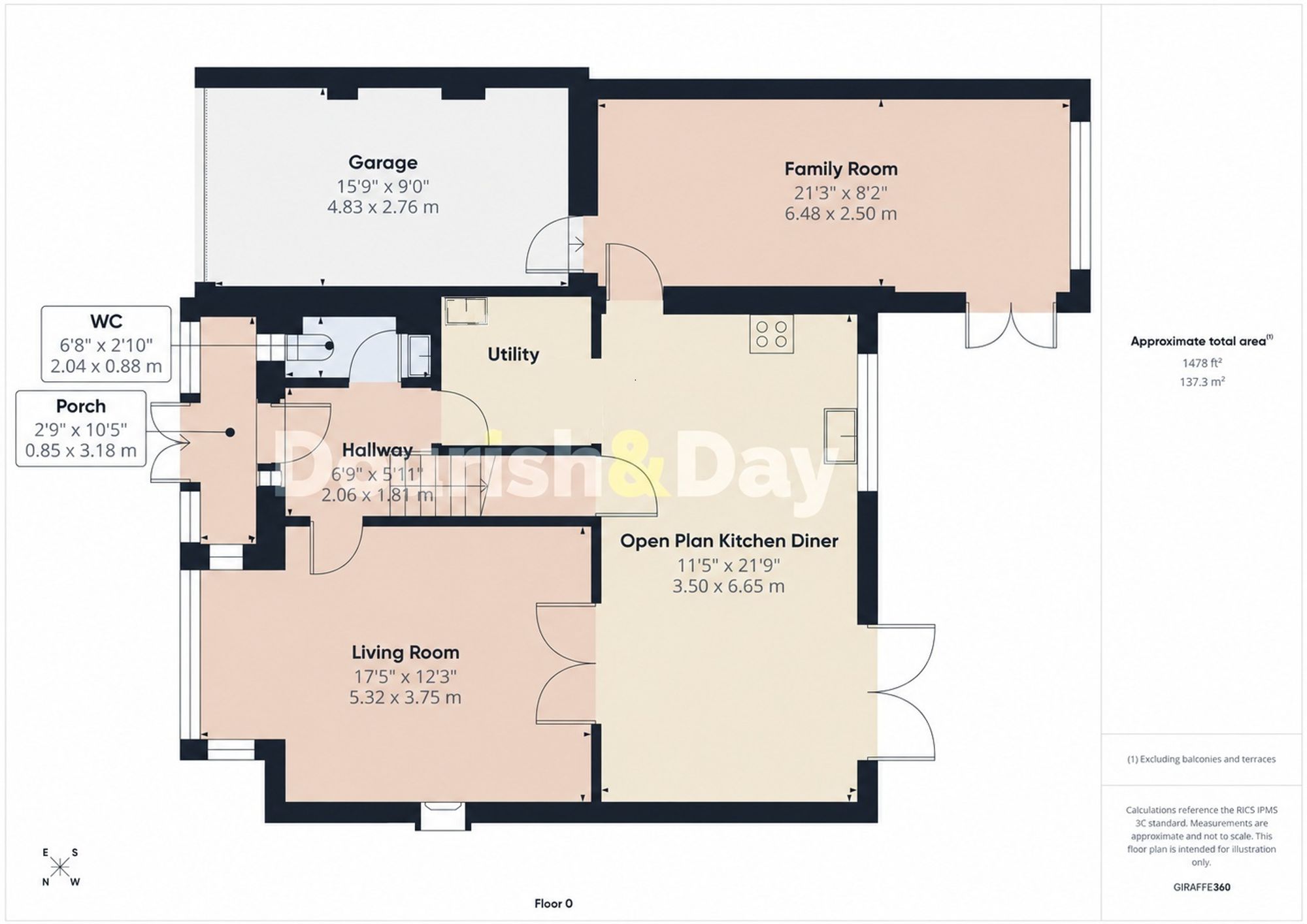 4 bed detached house for sale in Birchcroft, Coven, WV9 - Property floorplan