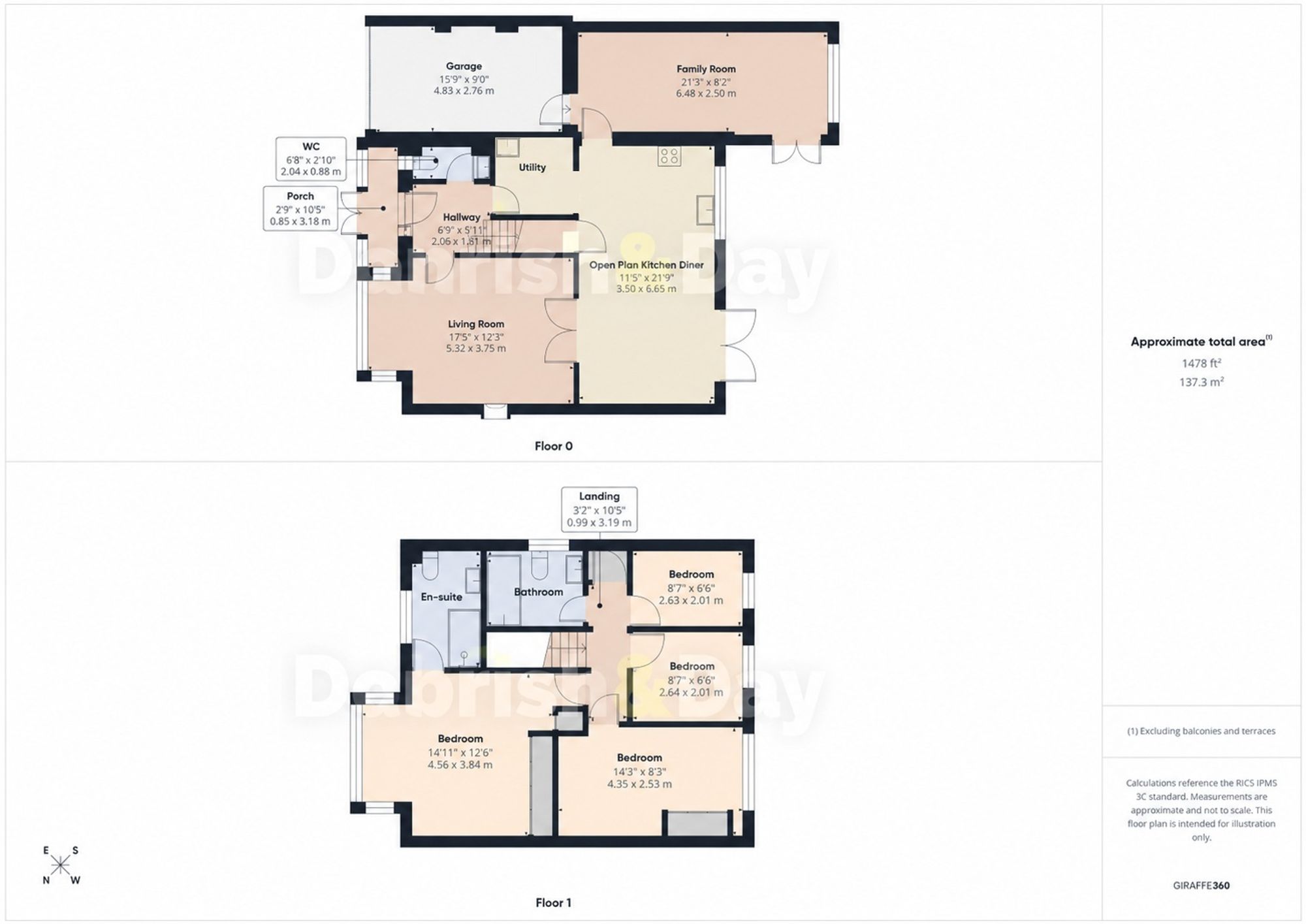 4 bed detached house for sale in Birchcroft, Coven, WV9 - Property floorplan