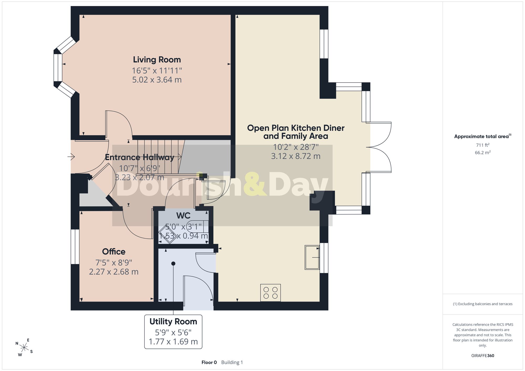 4 bed detached house for sale in Blandford Way, Market Drayton, TF9 - Property floorplan