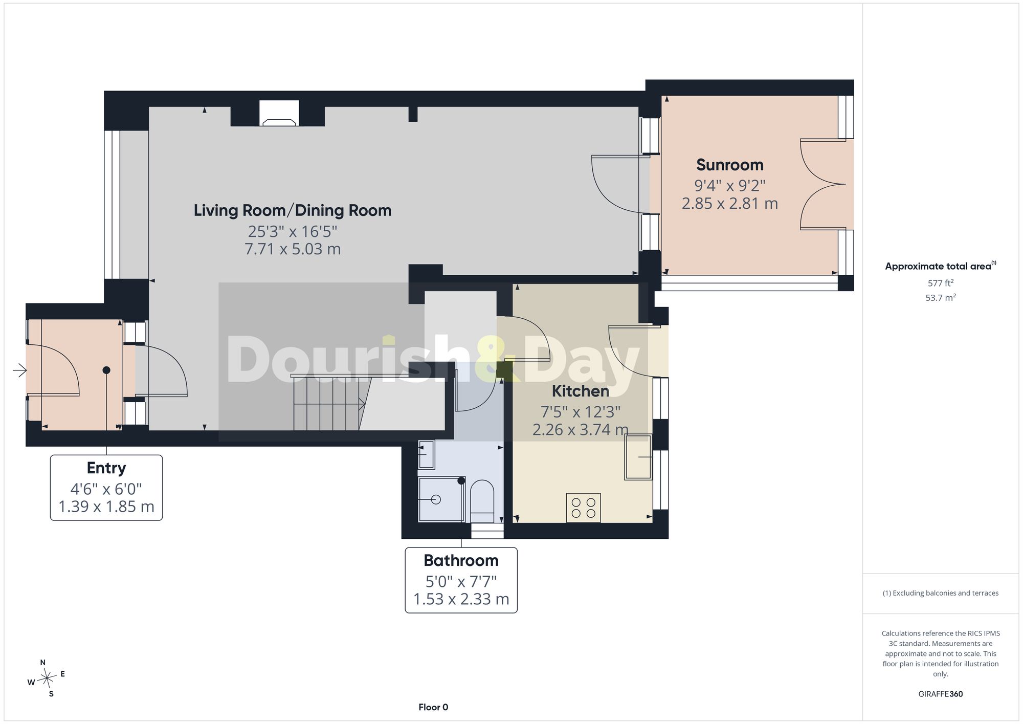 3 bed semi-detached house to rent in Mendip Avenue, Stafford, ST17 - Property floorplan