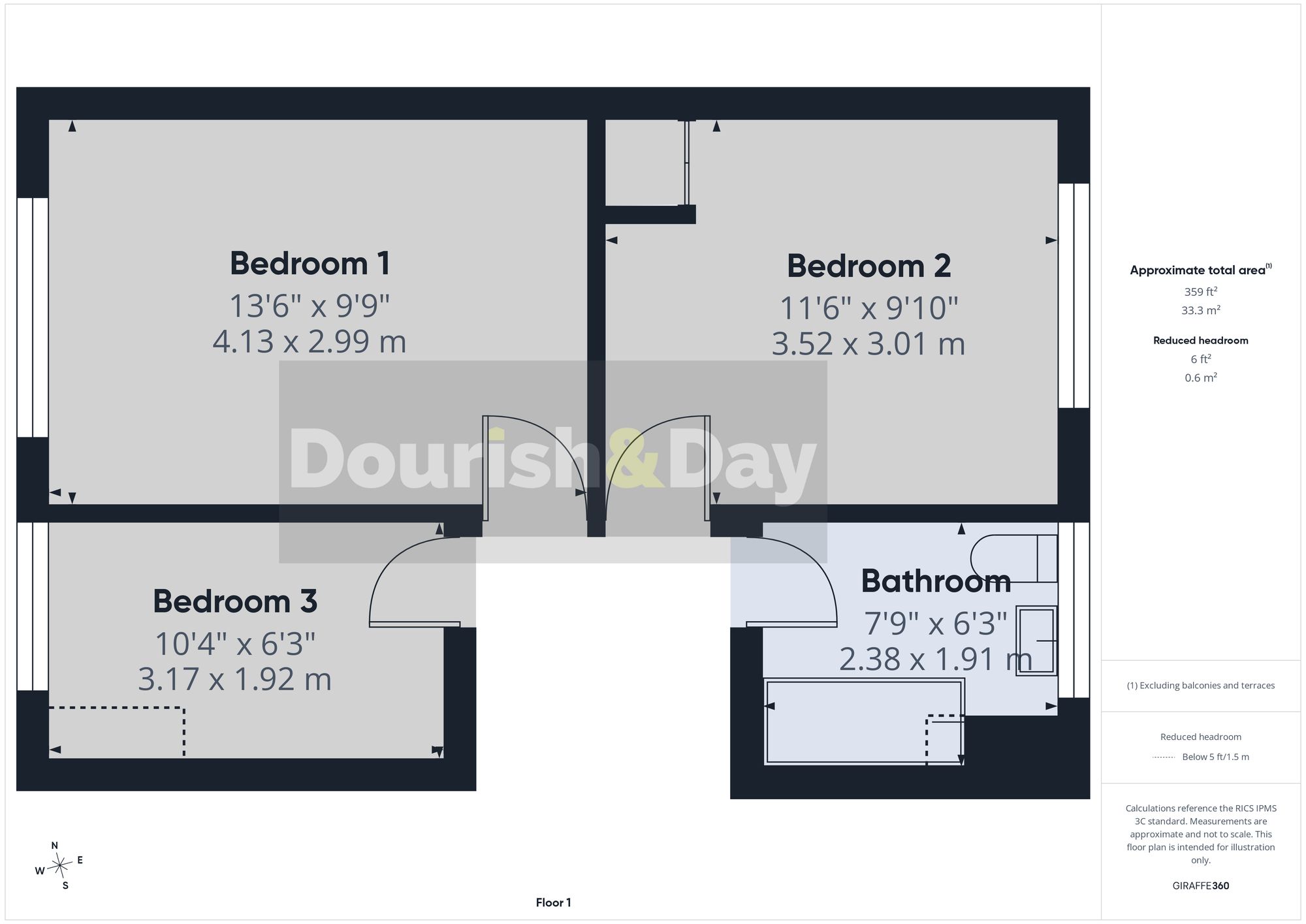 3 bed semi-detached house to rent in Mendip Avenue, Stafford, ST17 - Property floorplan