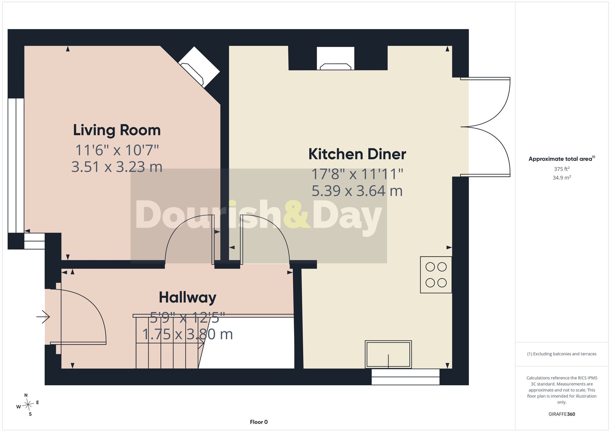 3 bed semi-detached house for sale in Reva Road, Stafford, ST17 - Property floorplan