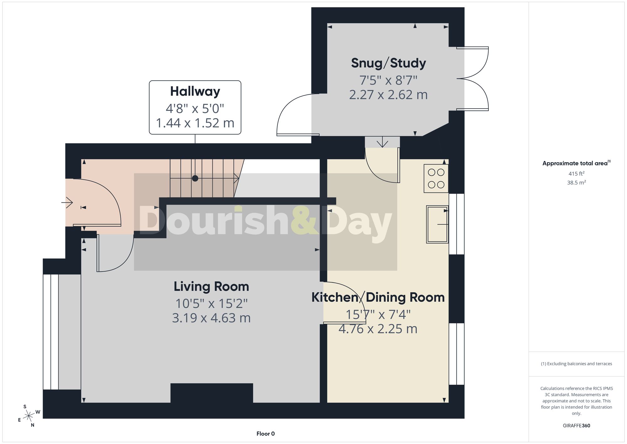 3 bed semi-detached house to rent in Farmdown Road, Stafford, ST17 - Property floorplan