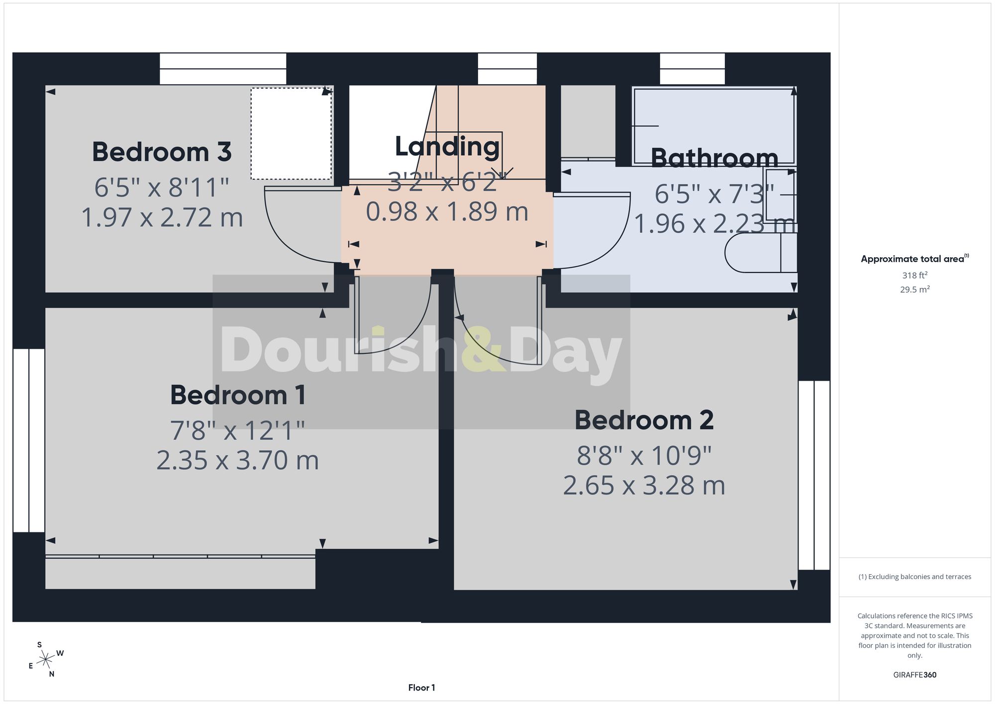 3 bed semi-detached house to rent in Farmdown Road, Stafford, ST17 - Property floorplan