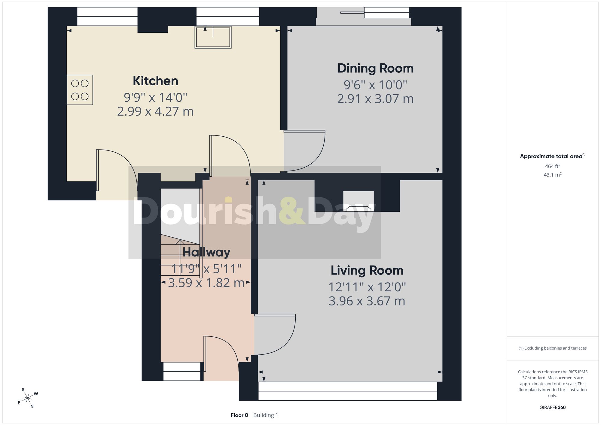 3 bed semi-detached house to rent in Witney Road, Stafford, ST17 - Property floorplan