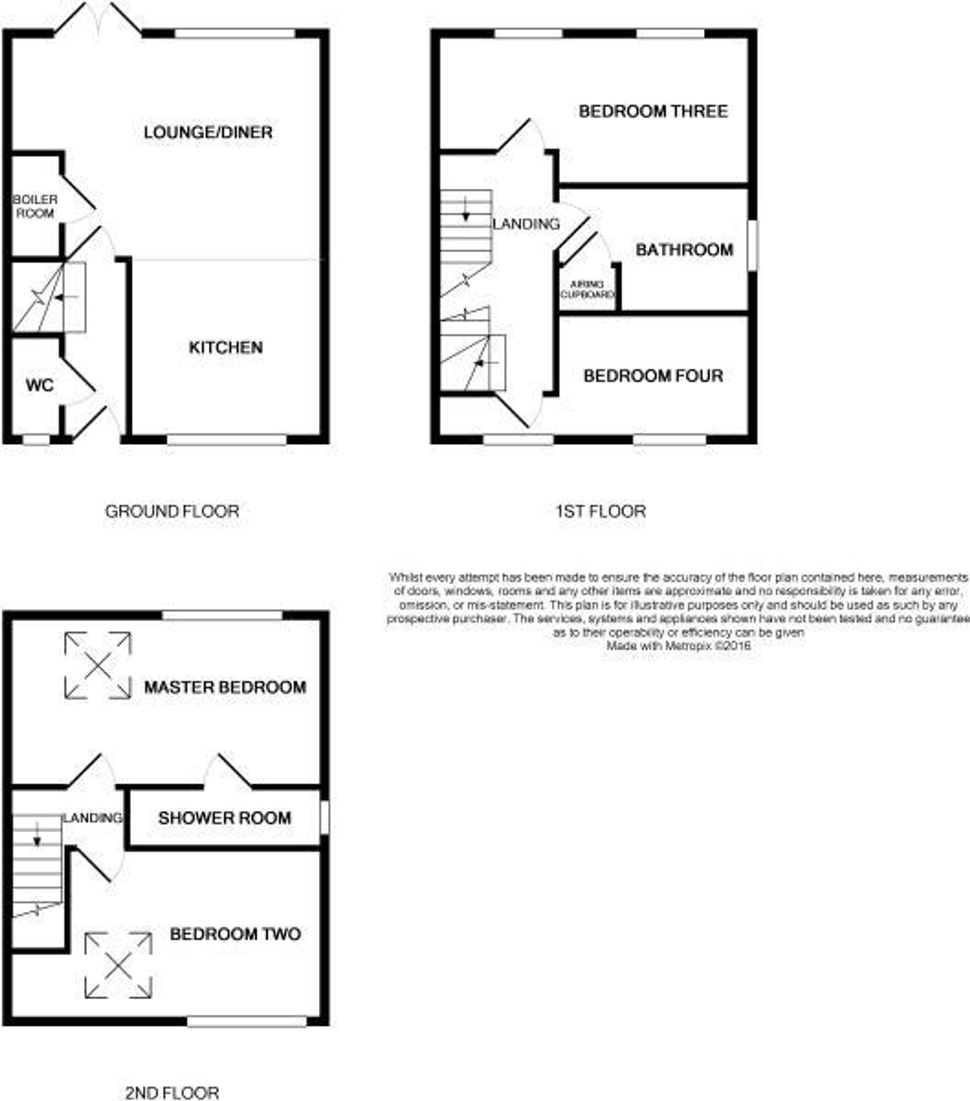 4 bed semi-detached house to rent in Newport Road, Woodseaves, ST20 - Property floorplan