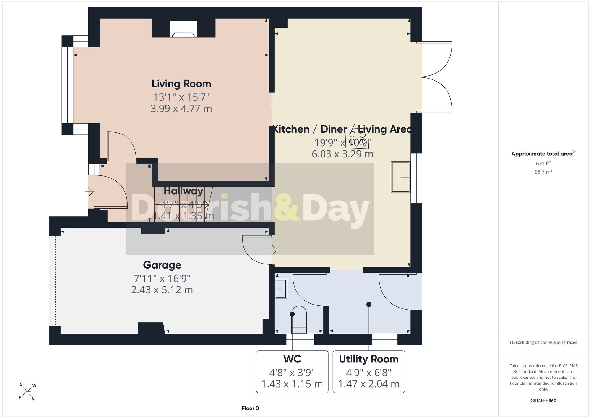4 bed detached house for sale in Nursery Drive, Penkridge, ST19 - Property floorplan