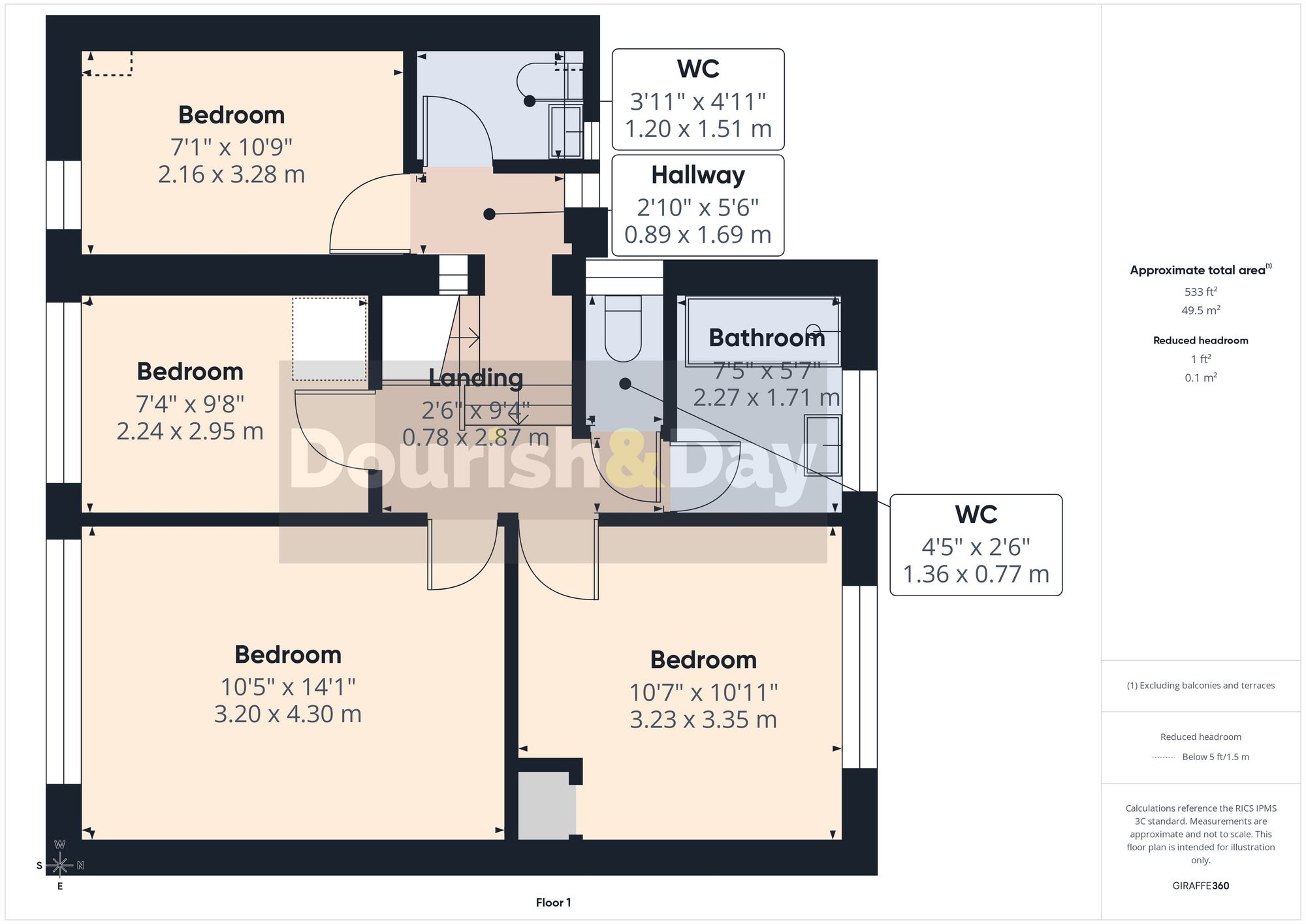 4 bed detached house for sale in Sidmouth Avenue, Stafford, ST17 - Property floorplan