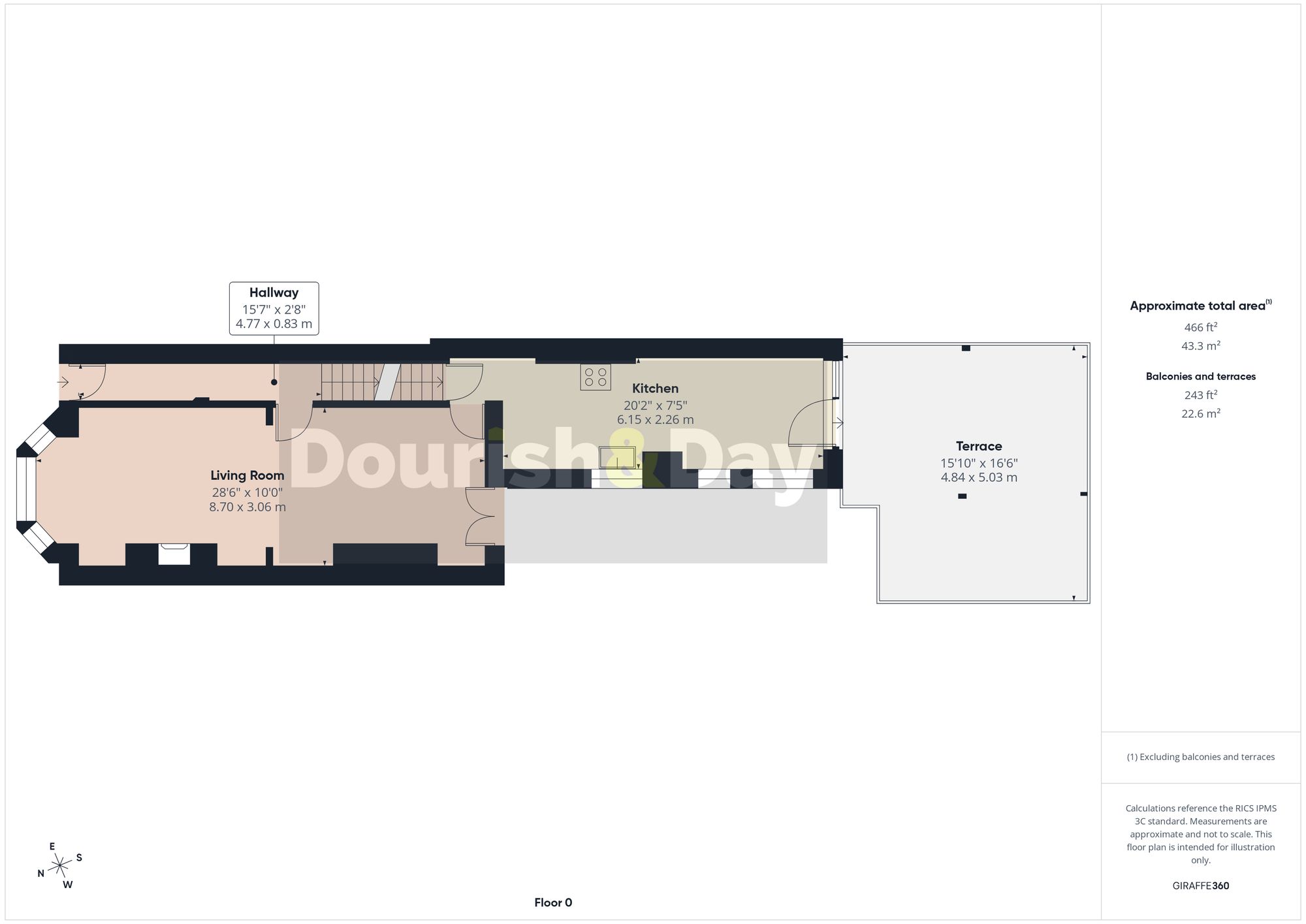 4 bed mid-terraced house for sale in Victoria Terrace, Stafford, ST16 - Property floorplan