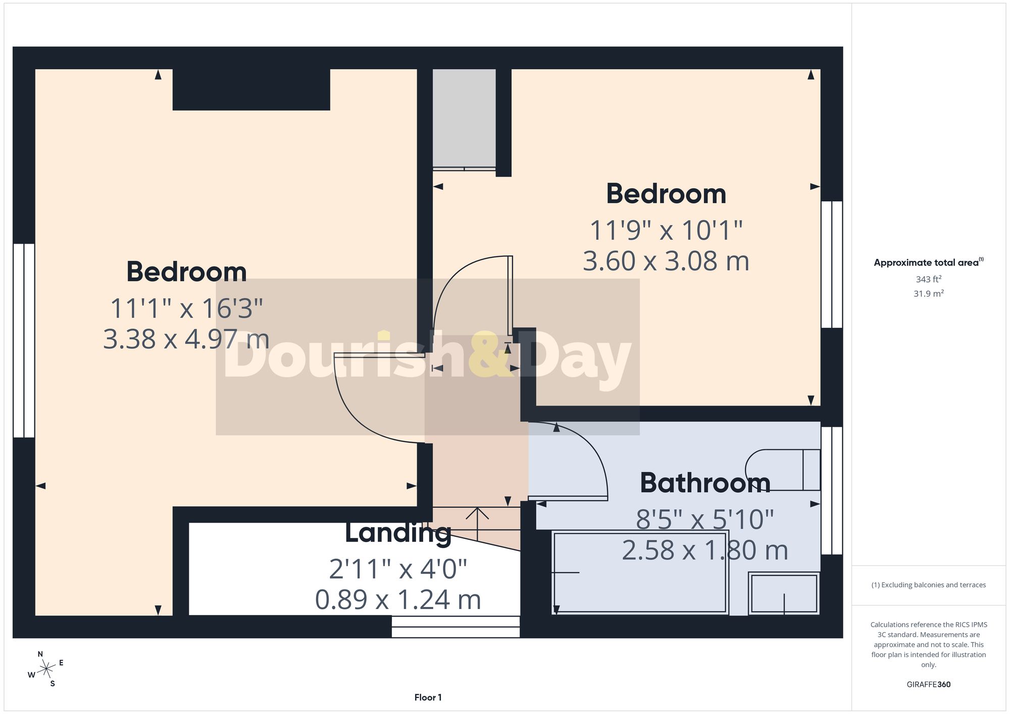 2 bed end of terrace house for sale in Blakiston Street, Stafford, ST16 - Property floorplan