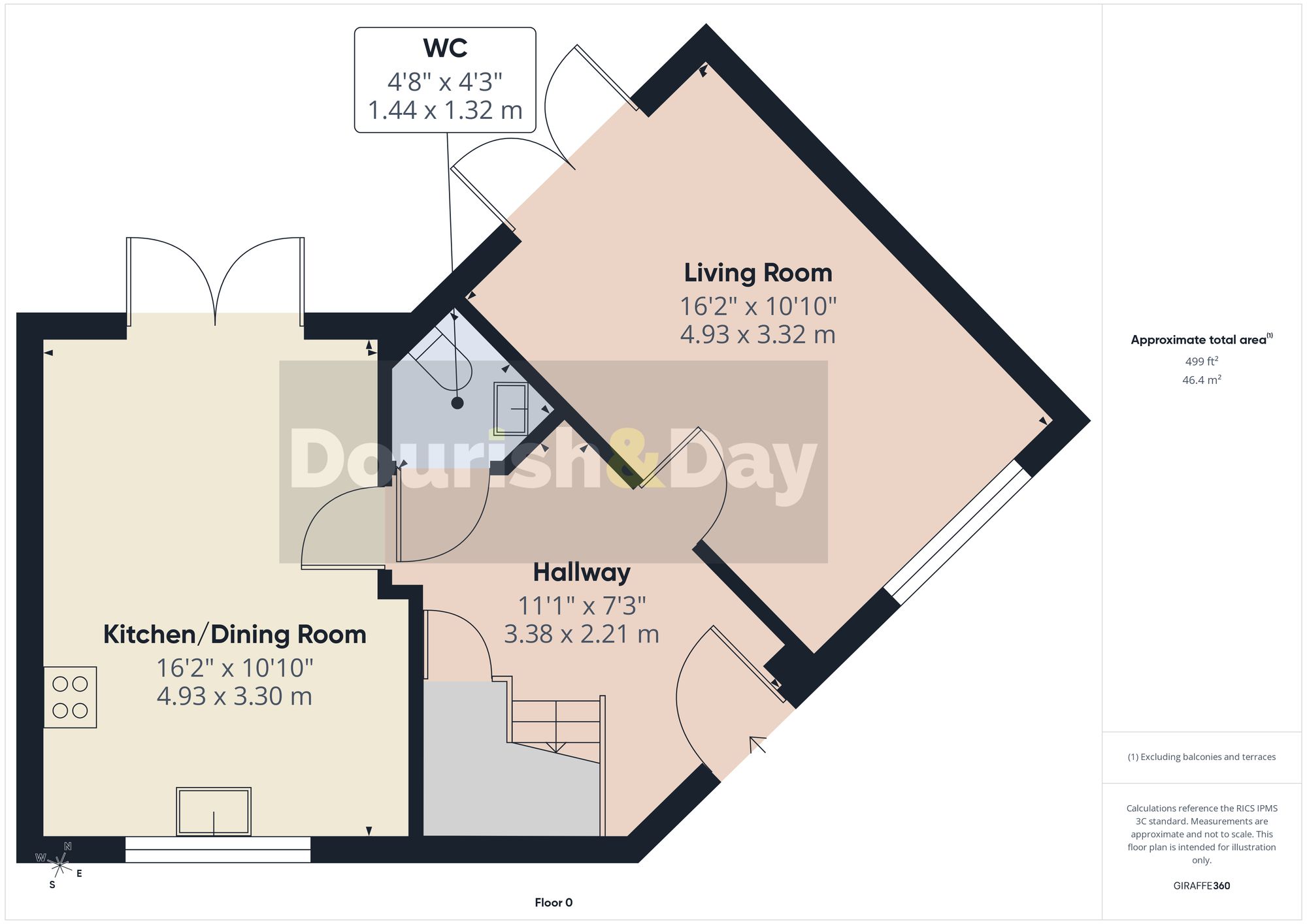 3 bed detached house for sale in Bruton Gardens, Great Haywood, ST18 - Property floorplan
