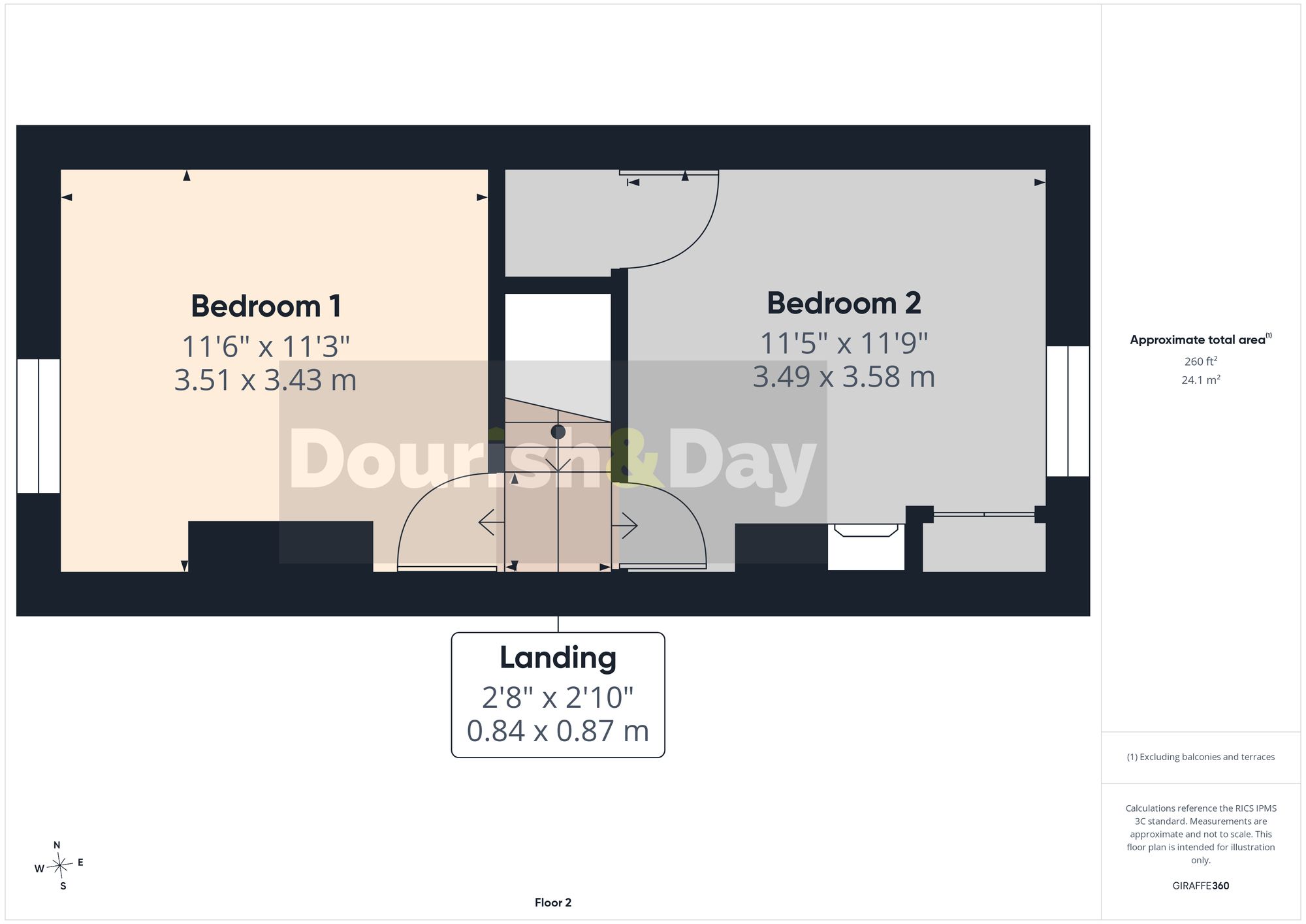 2 bed mid-terraced house to rent in Orchard Street, Stafford, ST17 - Property floorplan