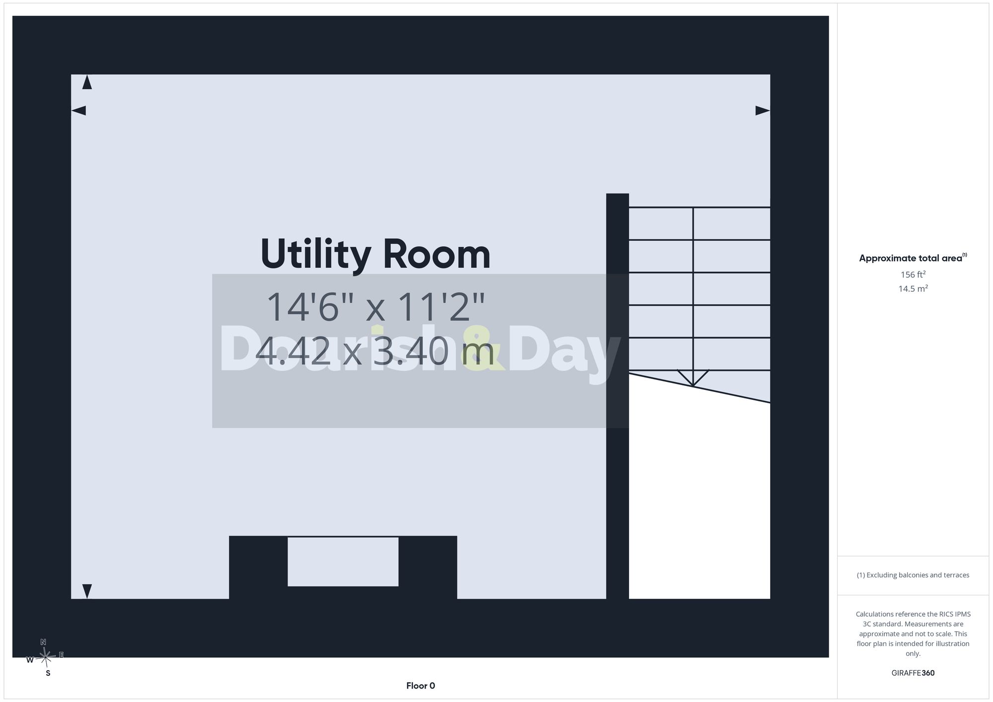 2 bed mid-terraced house to rent in Orchard Street, Stafford, ST17 - Property floorplan