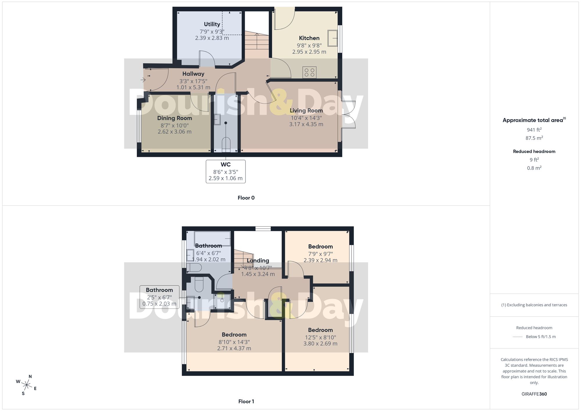 3 bed detached house for sale in Andrus Way, Stafford, ST16 - Property floorplan