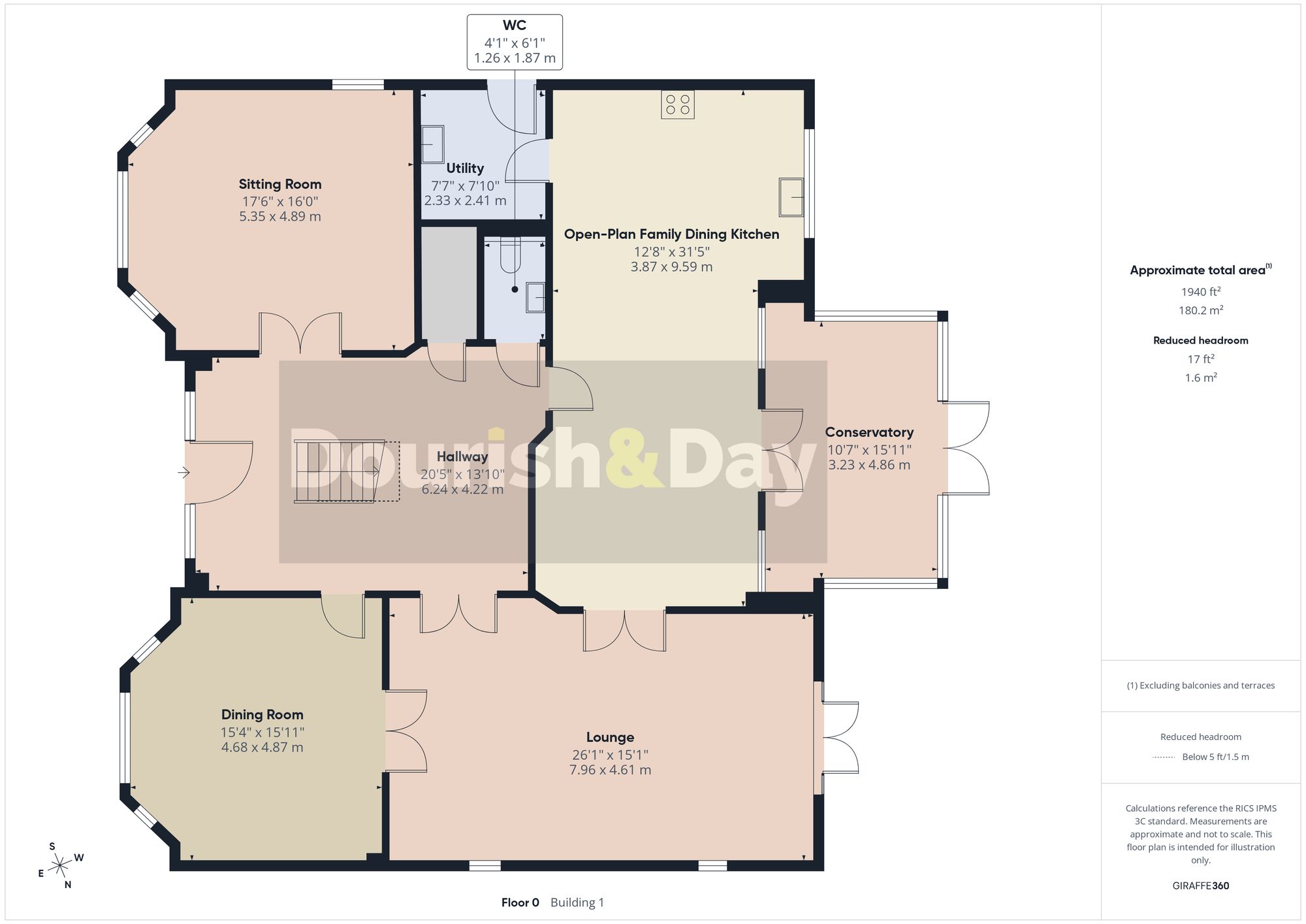 6 bed detached house for sale in The Green, Milford, ST17 - Property floorplan