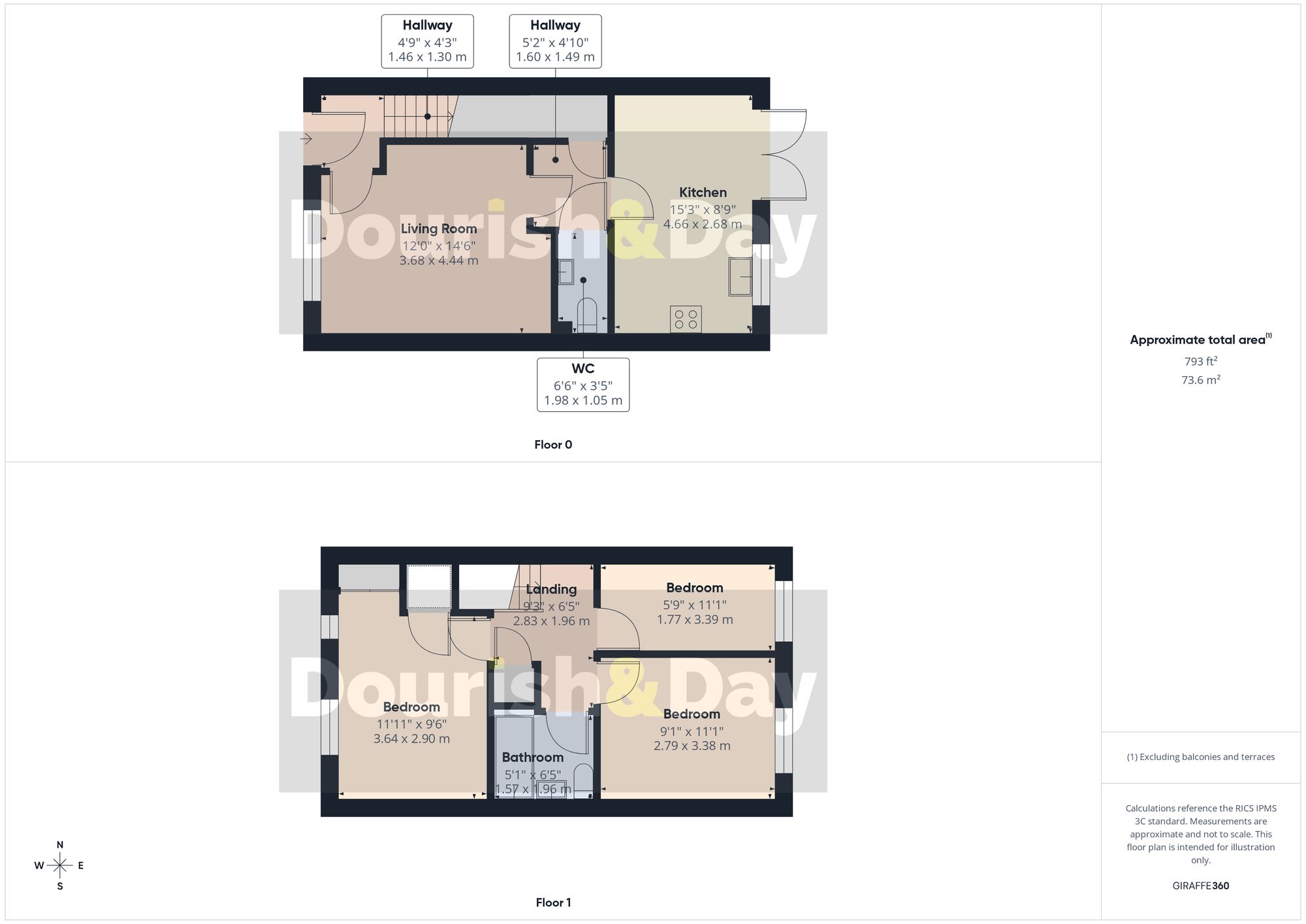 3 bed semi-detached house for sale in Tutor Grove, Stone, ST15 - Property floorplan