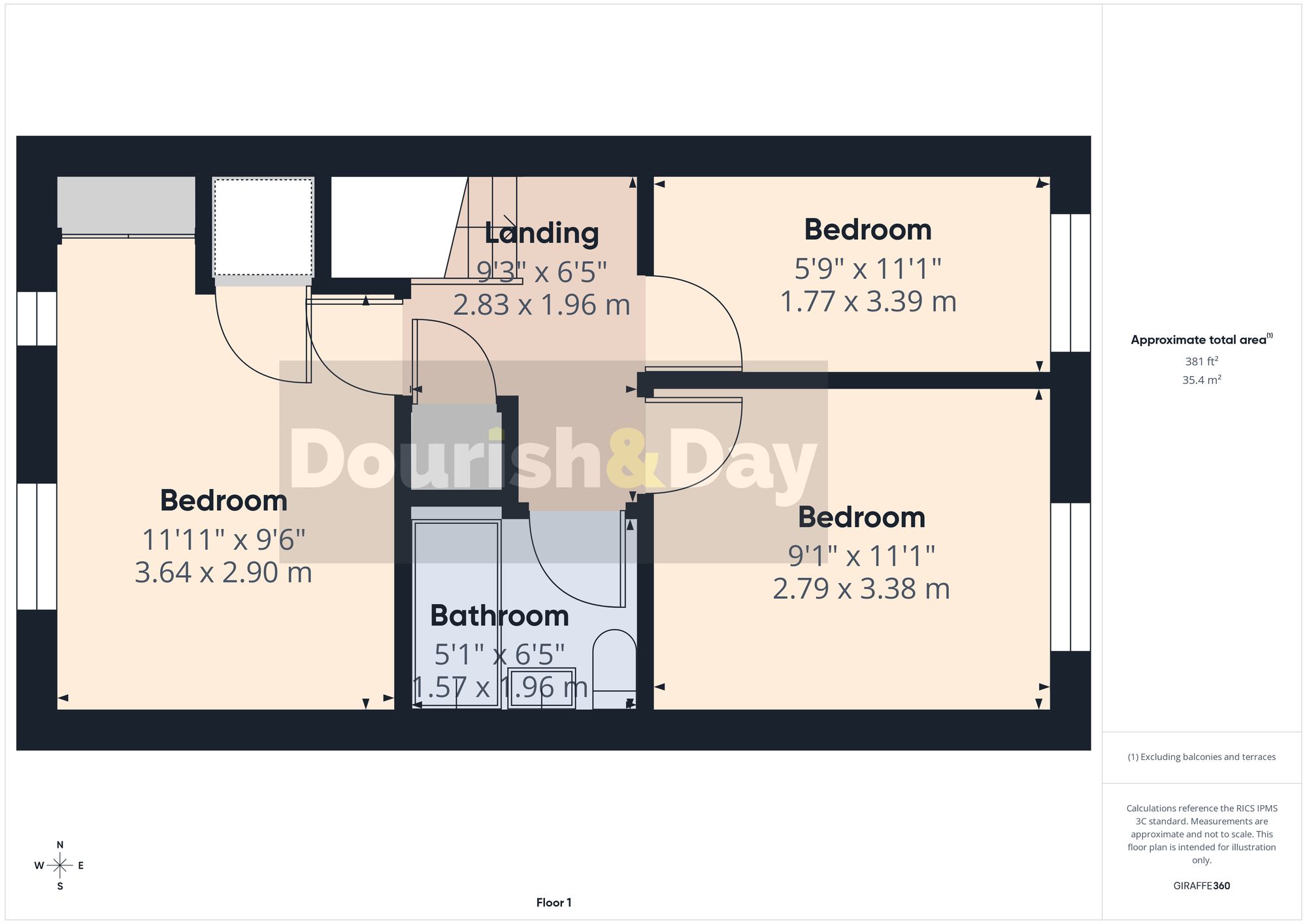 3 bed semi-detached house for sale in Tutor Grove, Stone, ST15 - Property floorplan