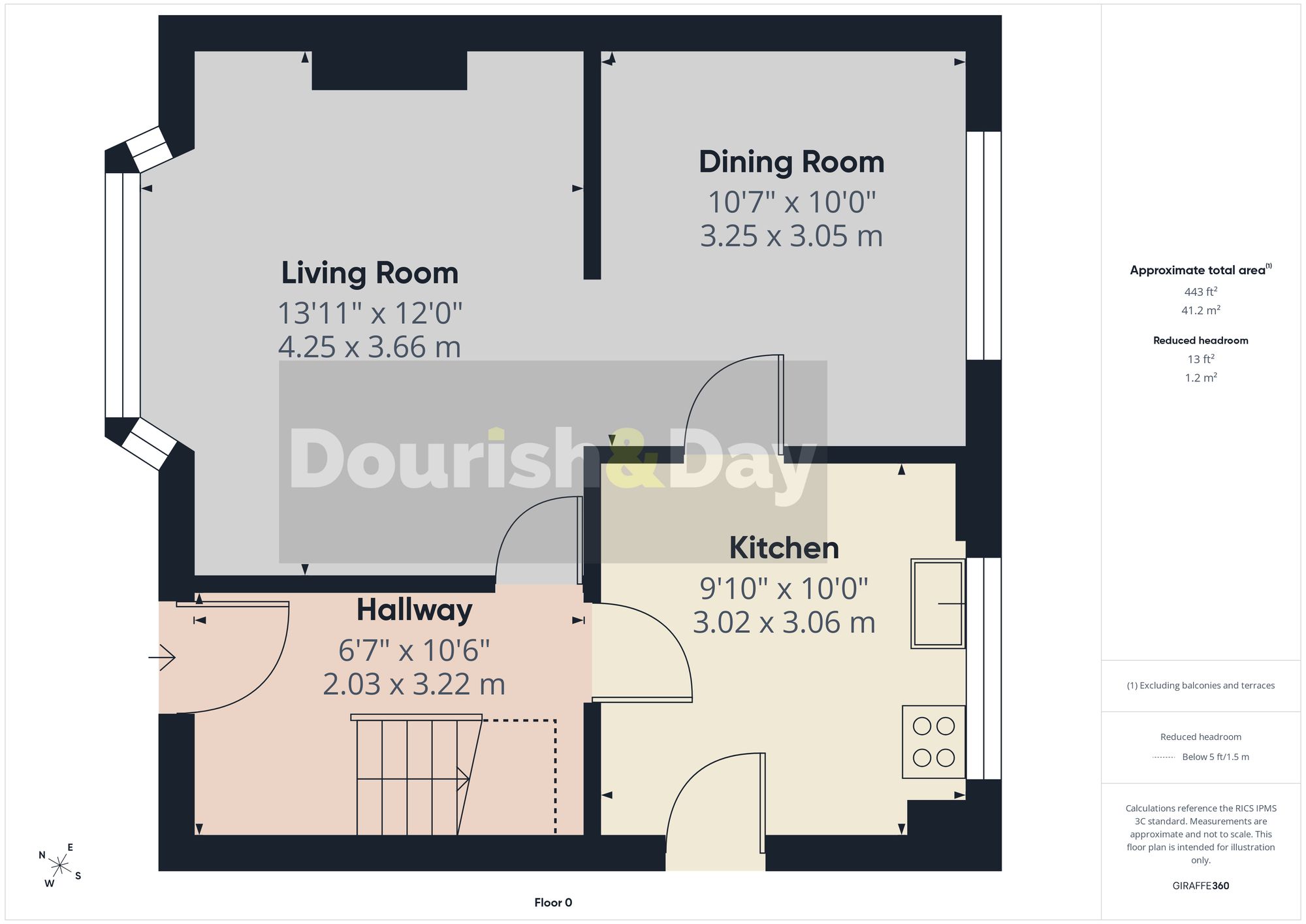 3 bed semi-detached house for sale in Broughton Close, Stafford, ST16 - Property floorplan