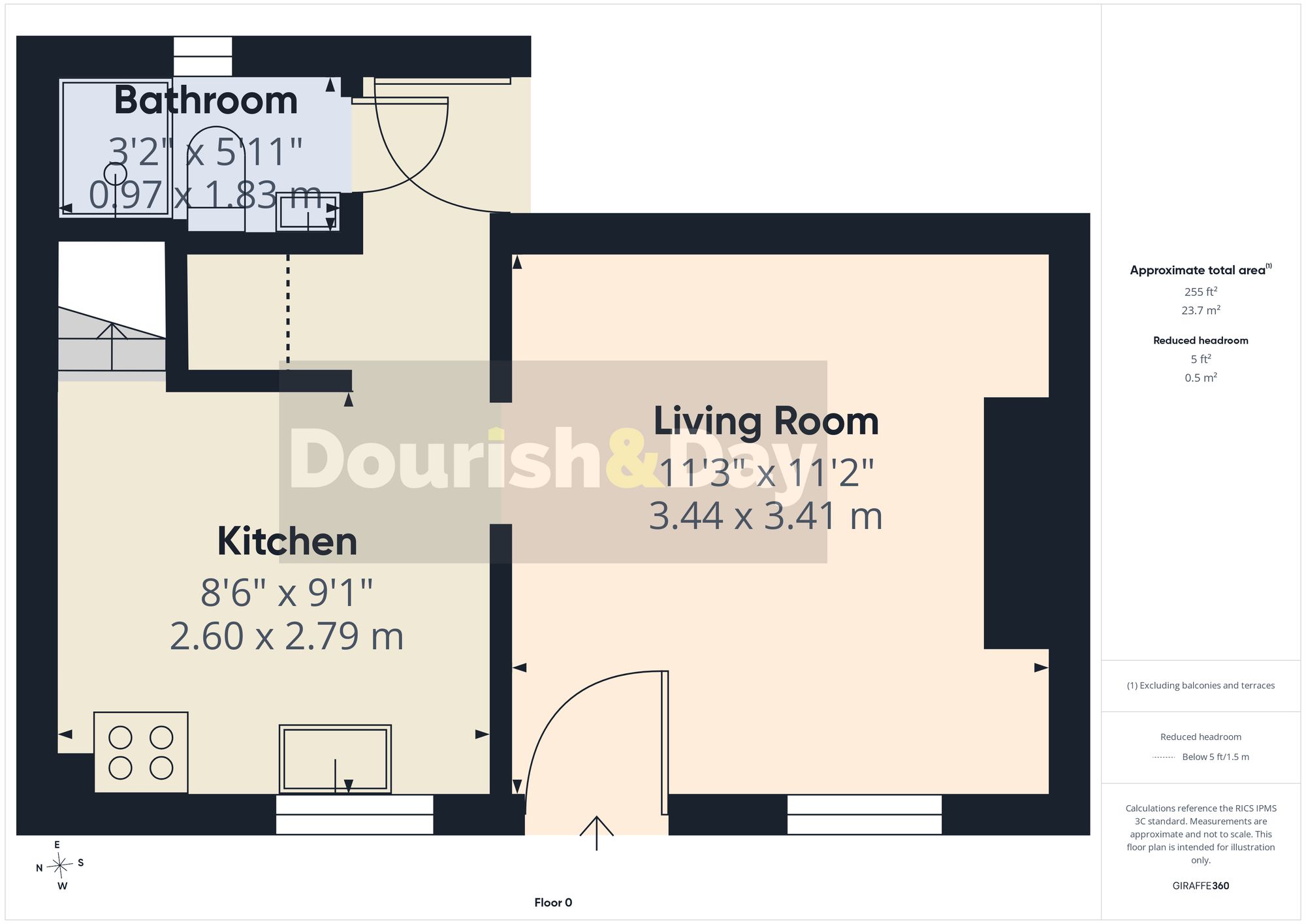 2 bed mid-terraced house for sale in Friars Road, Stafford, ST17 - Property floorplan