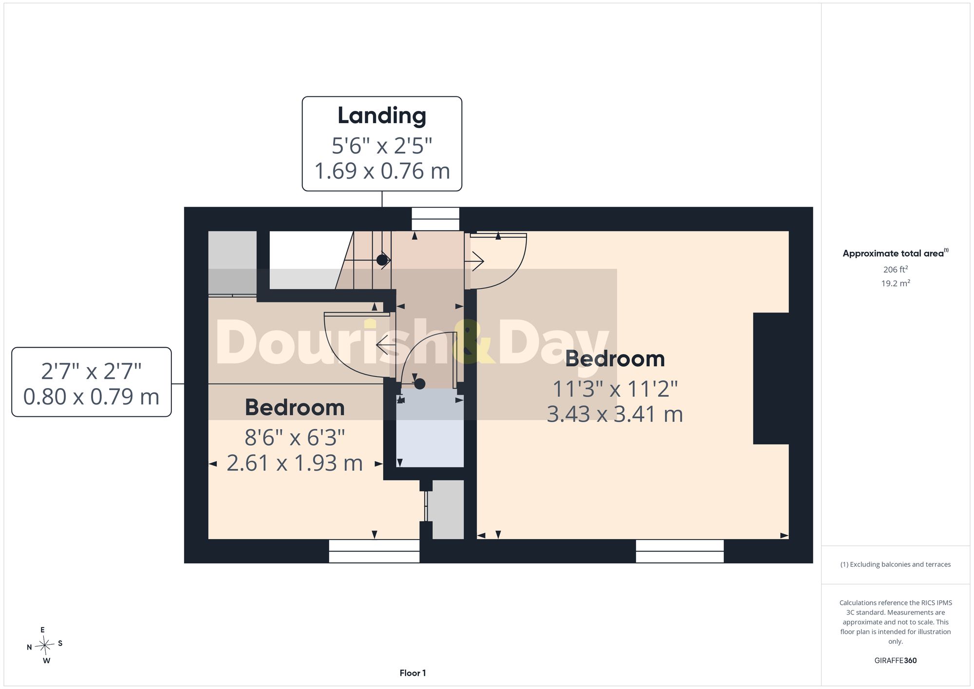 2 bed mid-terraced house for sale in Friars Road, Stafford, ST17 - Property floorplan
