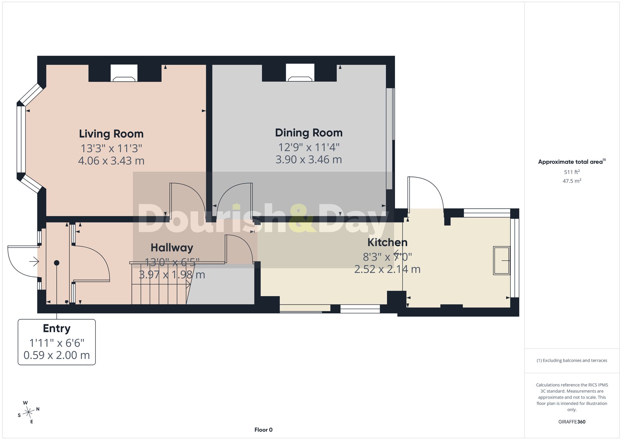 3 bed semi-detached house to rent in Queensville, Stafford, ST17 - Property floorplan