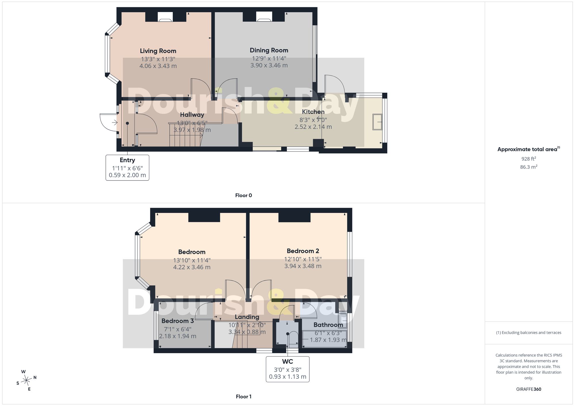 3 bed semi-detached house to rent in Queensville, Stafford, ST17 - Property floorplan