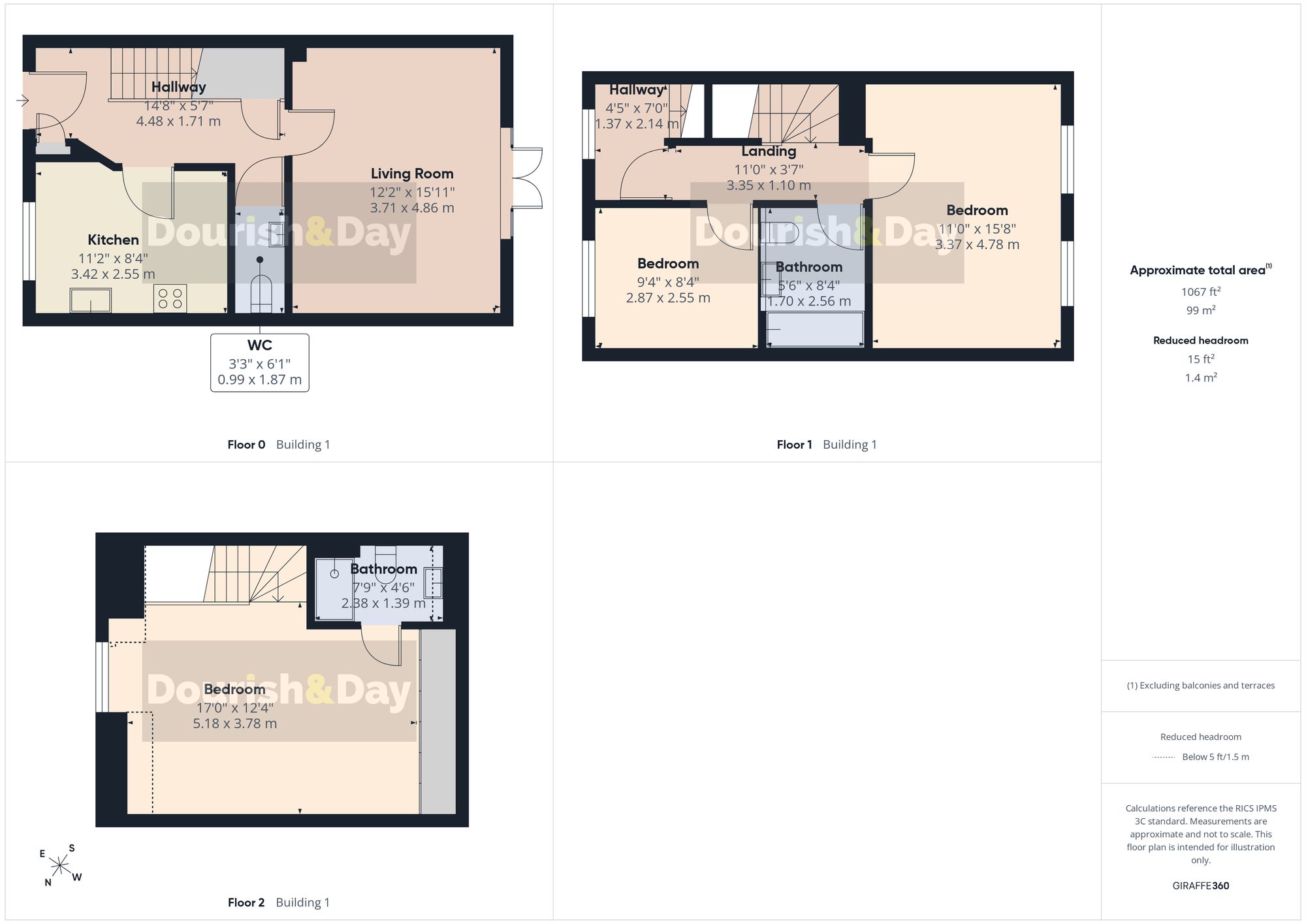 3 bed semi-detached house for sale in Hylton Road, Stafford, ST16 - Property floorplan