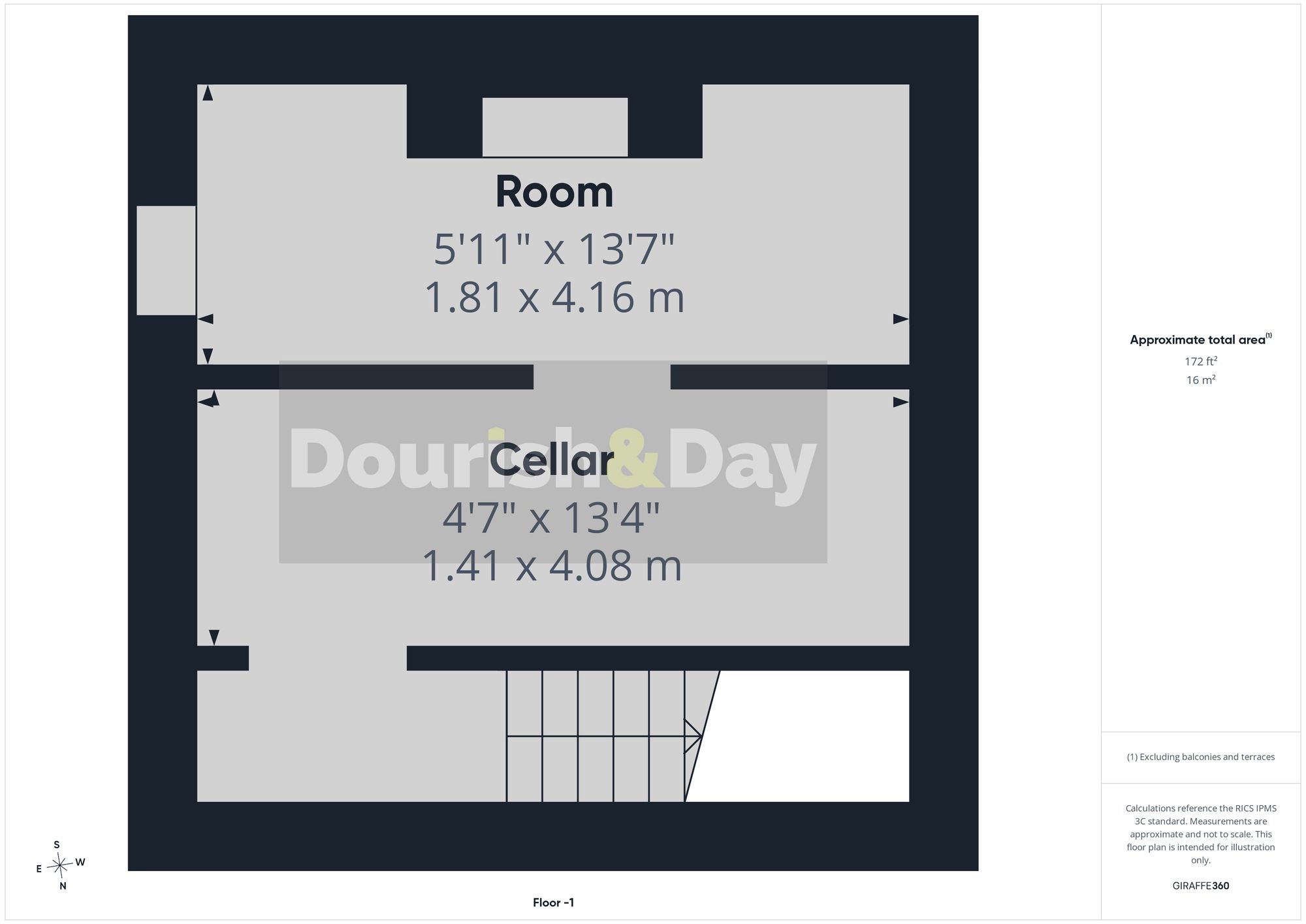 2 bed mid-terraced house for sale in Telegraph Street, Stafford, ST17 - Property floorplan