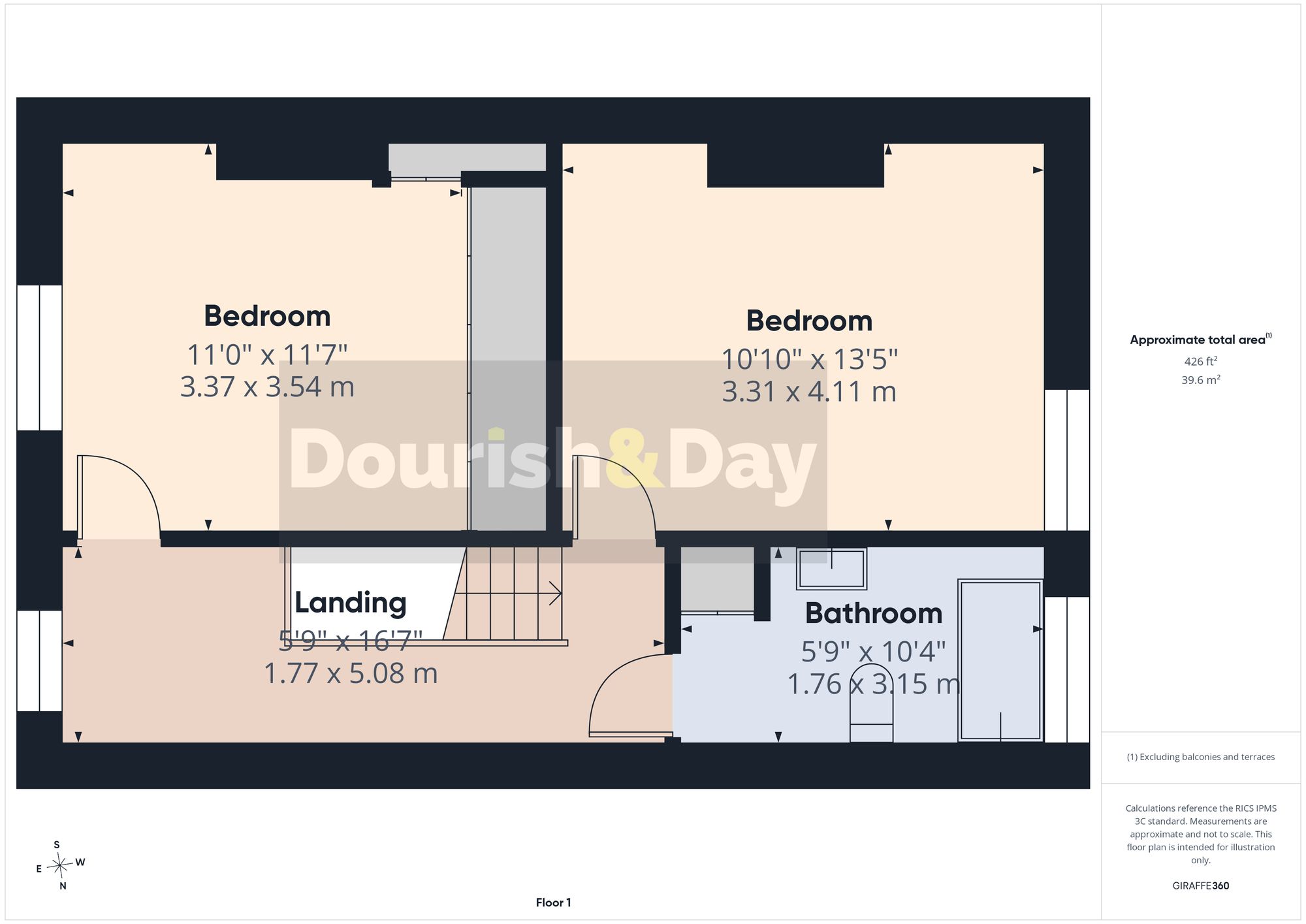 2 bed mid-terraced house for sale in Telegraph Street, Stafford, ST17 - Property floorplan