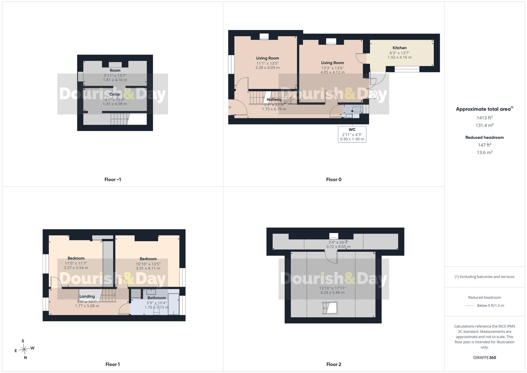 2 bed mid-terraced house for sale in Telegraph Street, Stafford, ST17 - Property floorplan