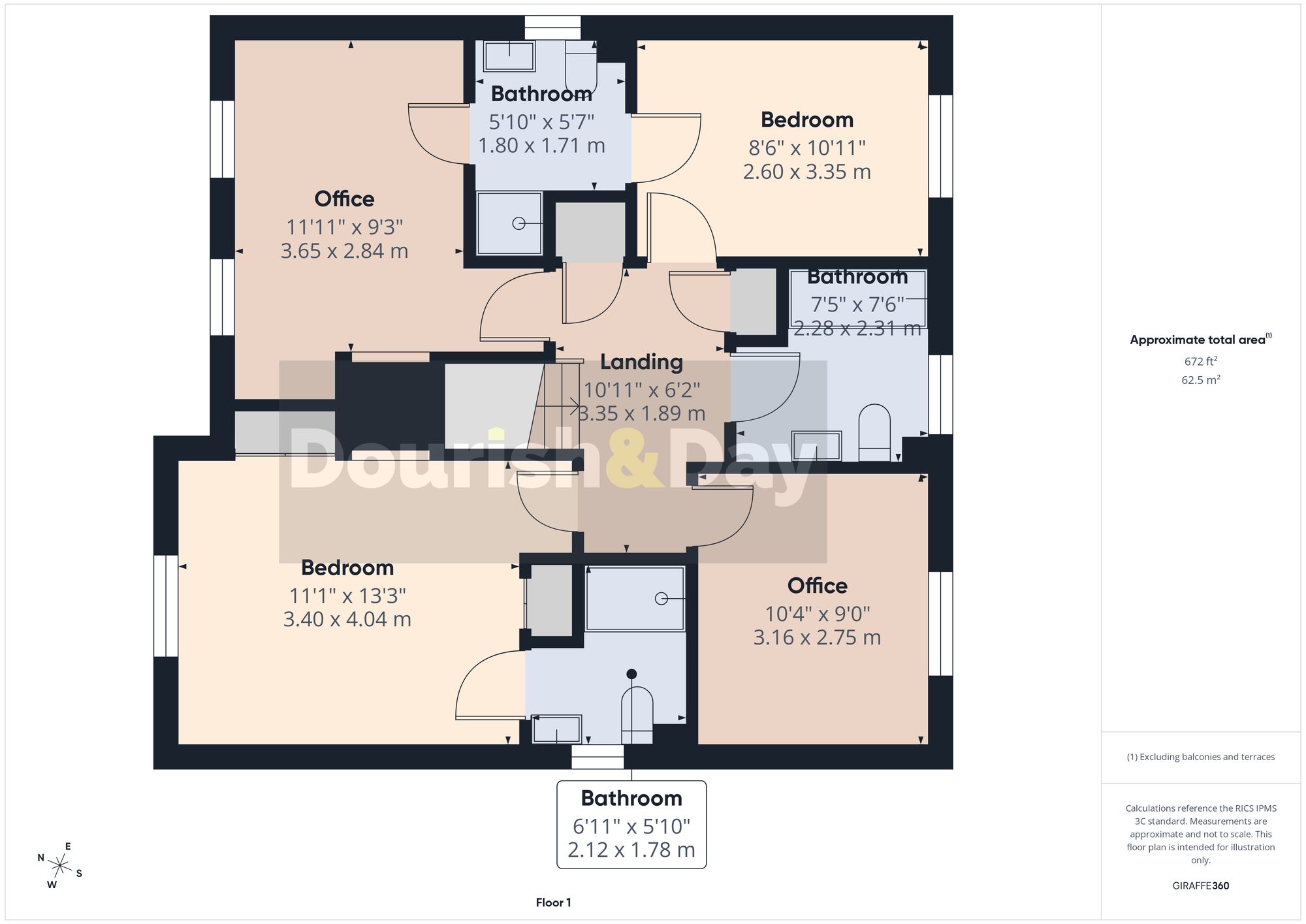 4 bed detached house for sale in Phoenix Rise, Pipe Gate, TF9 - Property floorplan