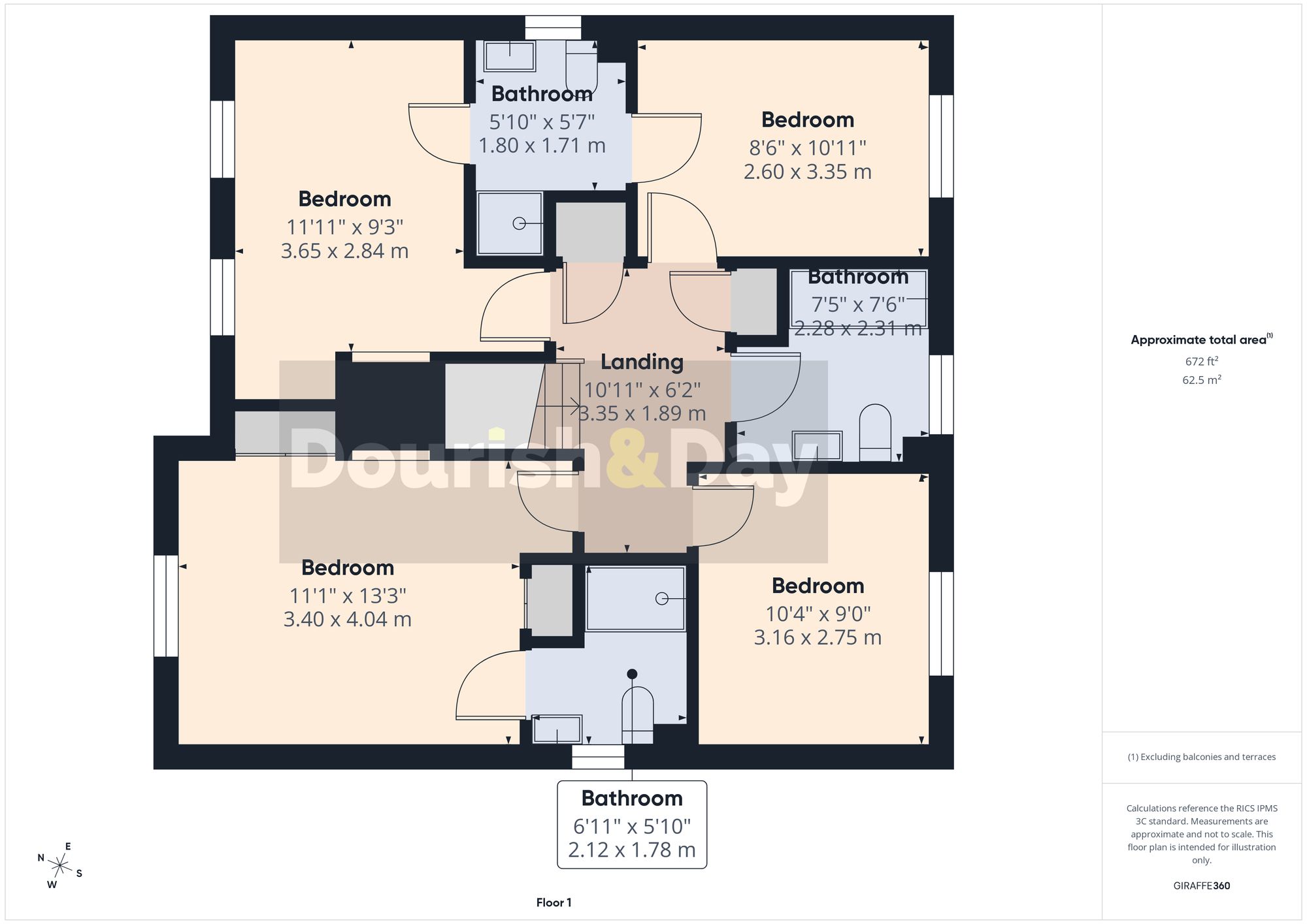 4 bed detached house for sale in Phoenix Rise, Pipe Gate, TF9 - Property floorplan