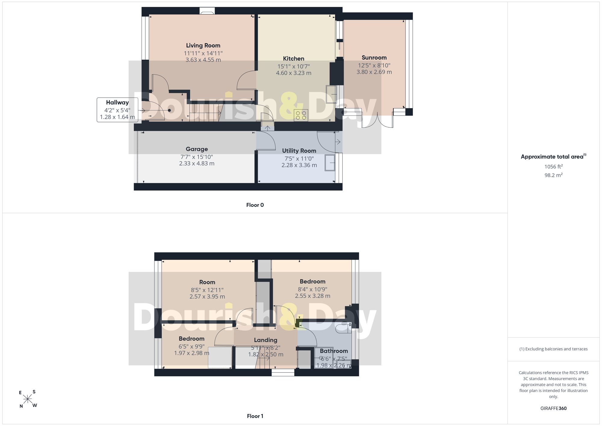3 bed semi-detached house for sale in Norman Road, Penkridge, ST19 - Property floorplan