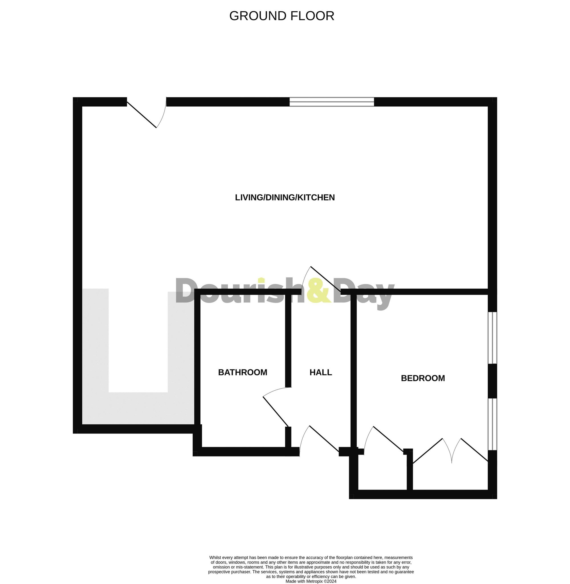 1 bed apartment for sale in St. Georges Parkway, Stafford, ST16 - Property floorplan