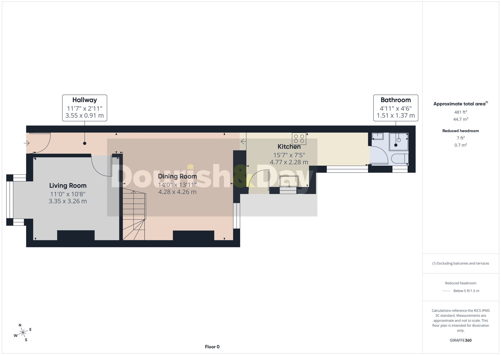 2 bed end of terrace house for sale in Marston Road, Stafford, ST16 - Property floorplan