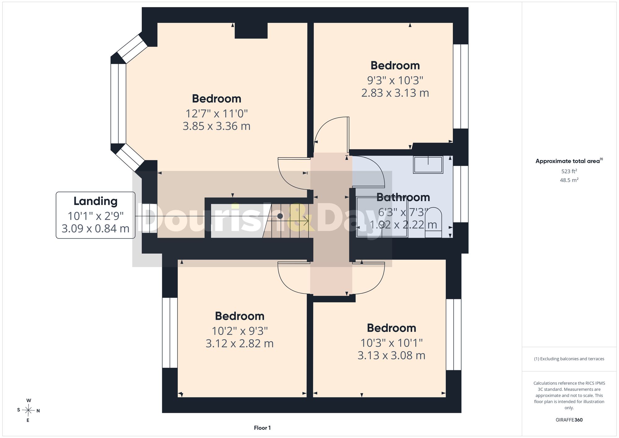 4 bed semi-detached house for sale in Witney Road, Stafford, ST17 - Property floorplan