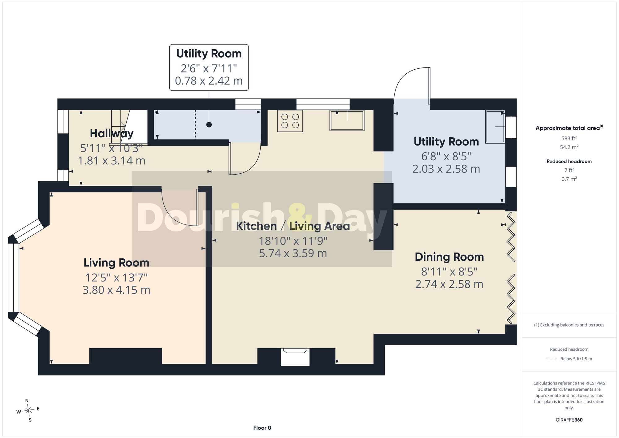 3 bed semi-detached house for sale in Silkmore Lane, Stafford, ST17 - Property floorplan