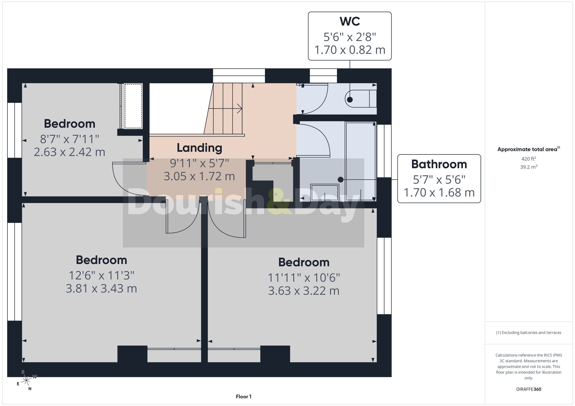 3 bed semi-detached house for sale in Rickerscote Avenue, Stafford, ST17 - Property floorplan