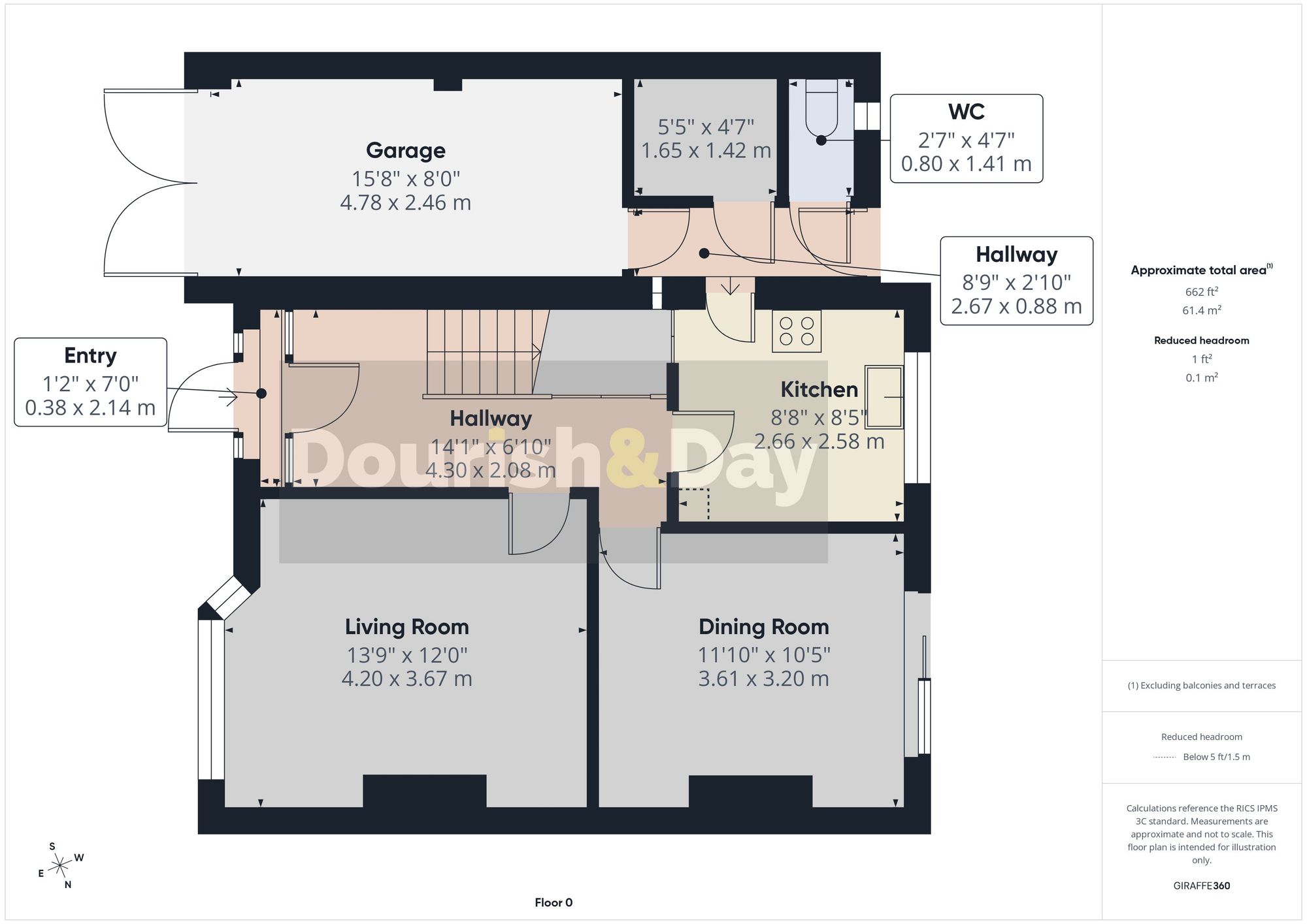 3 bed semi-detached house for sale in Rickerscote Avenue, Stafford, ST17 - Property floorplan