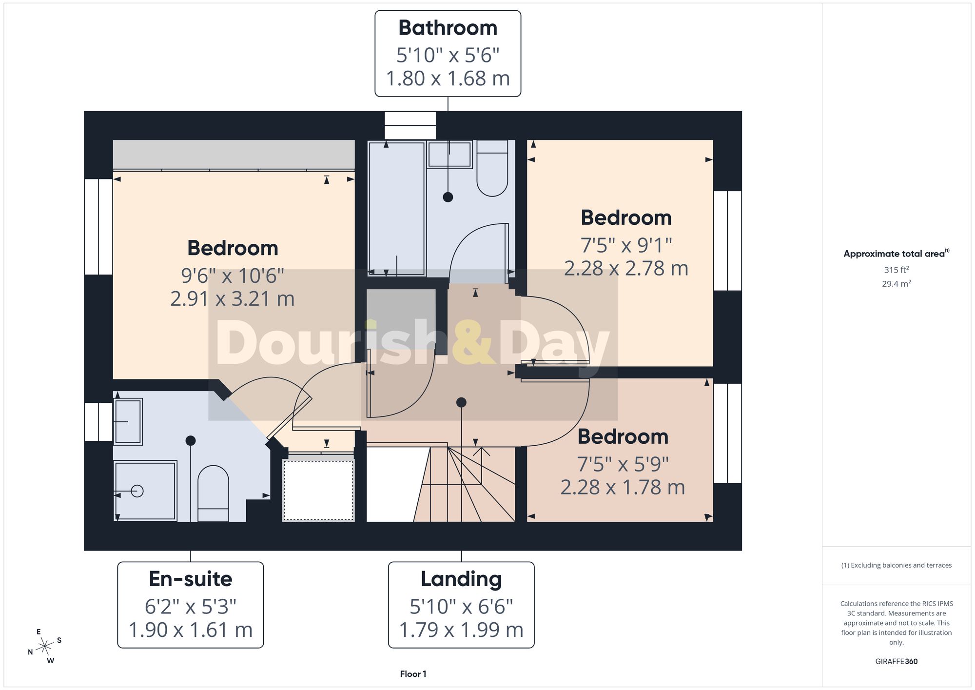 3 bed semi-detached house for sale in Fieldhouse Way, Stafford, ST17 - Property floorplan
