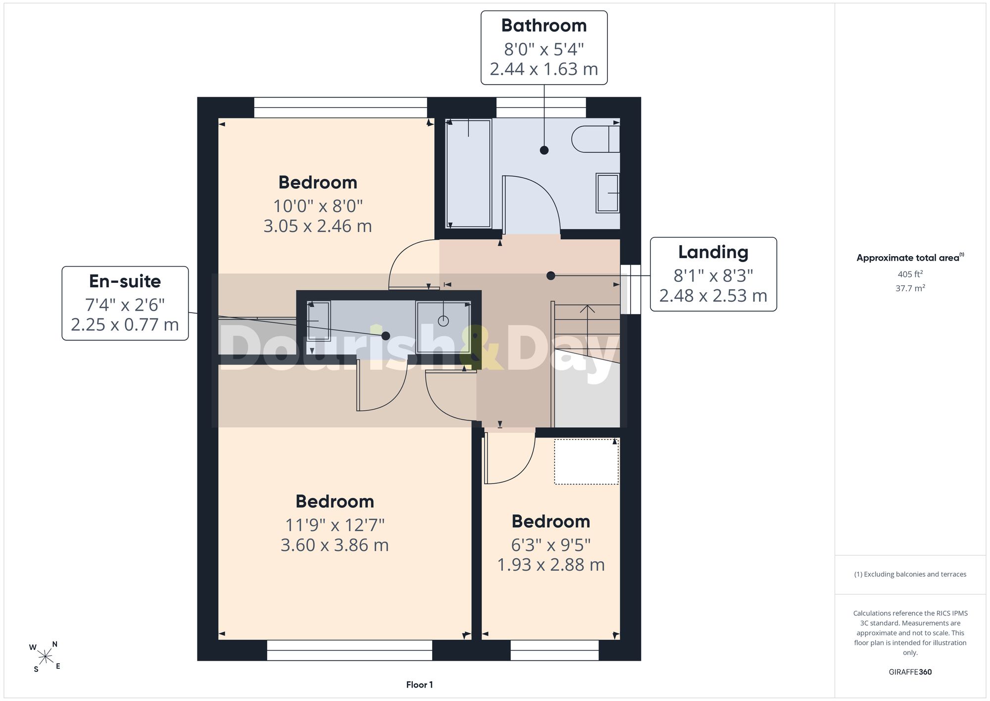 3 bed detached house for sale in Cherrybrook Drive, Penkridge, ST19 - Property floorplan