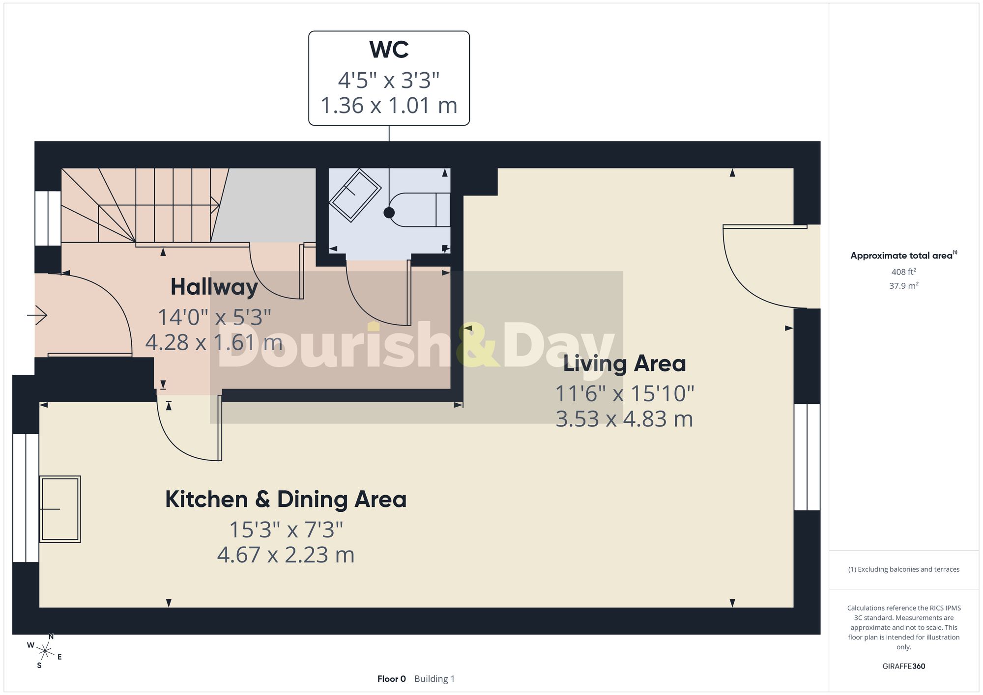 2 bed semi-detached house for sale in Eccleshall Road, Loggerheads, TF9 - Property floorplan