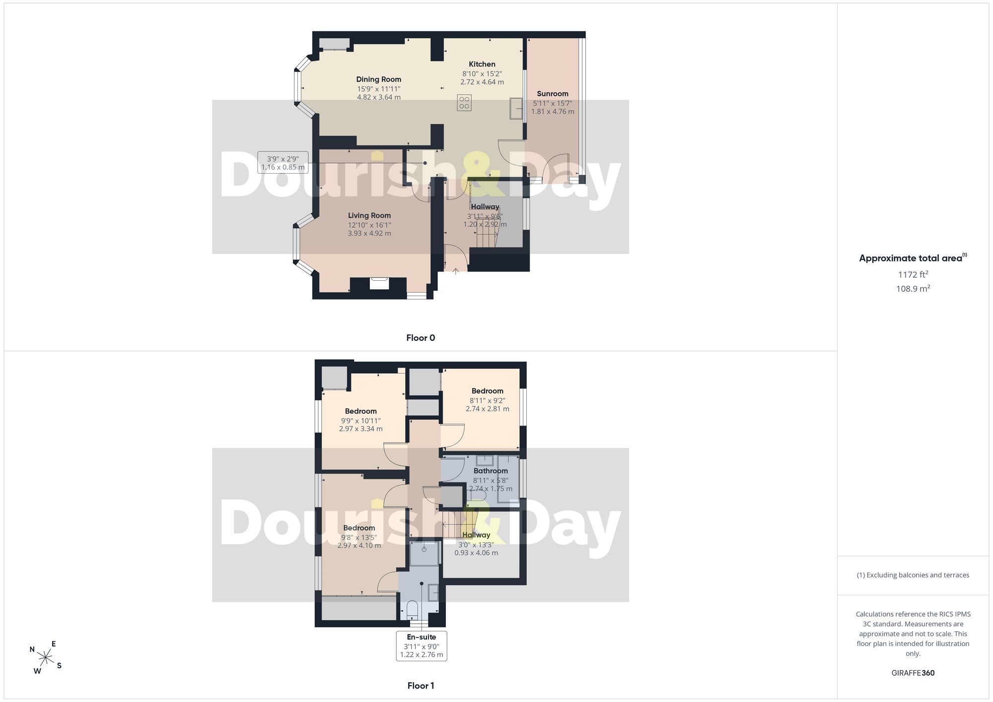 3 bed detached house for sale in The Burgage, Market Drayton, TF9 - Property floorplan