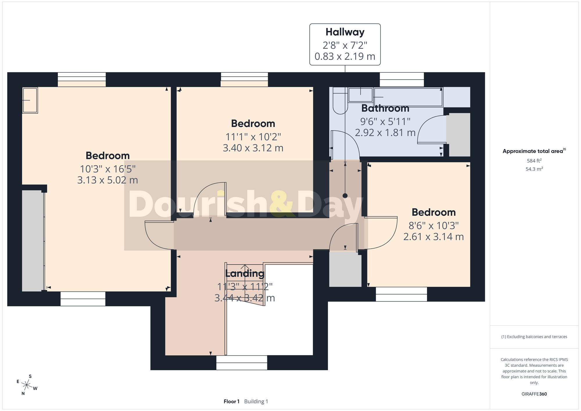 3 bed detached house for sale in Cox Bank, Crewe, CW3 - Property floorplan