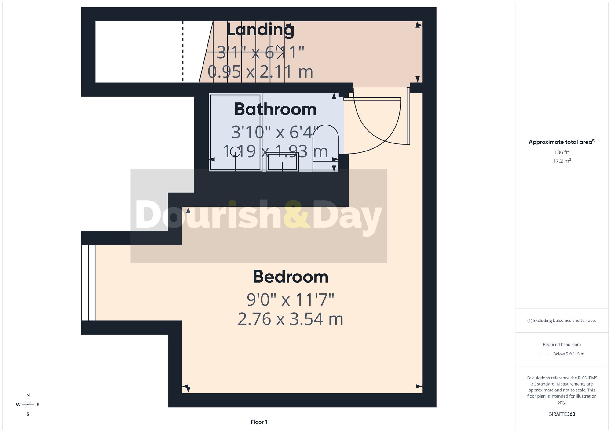 1 bed end of terrace house for sale in Tempest Drive, Penkridge, ST19 - Property floorplan