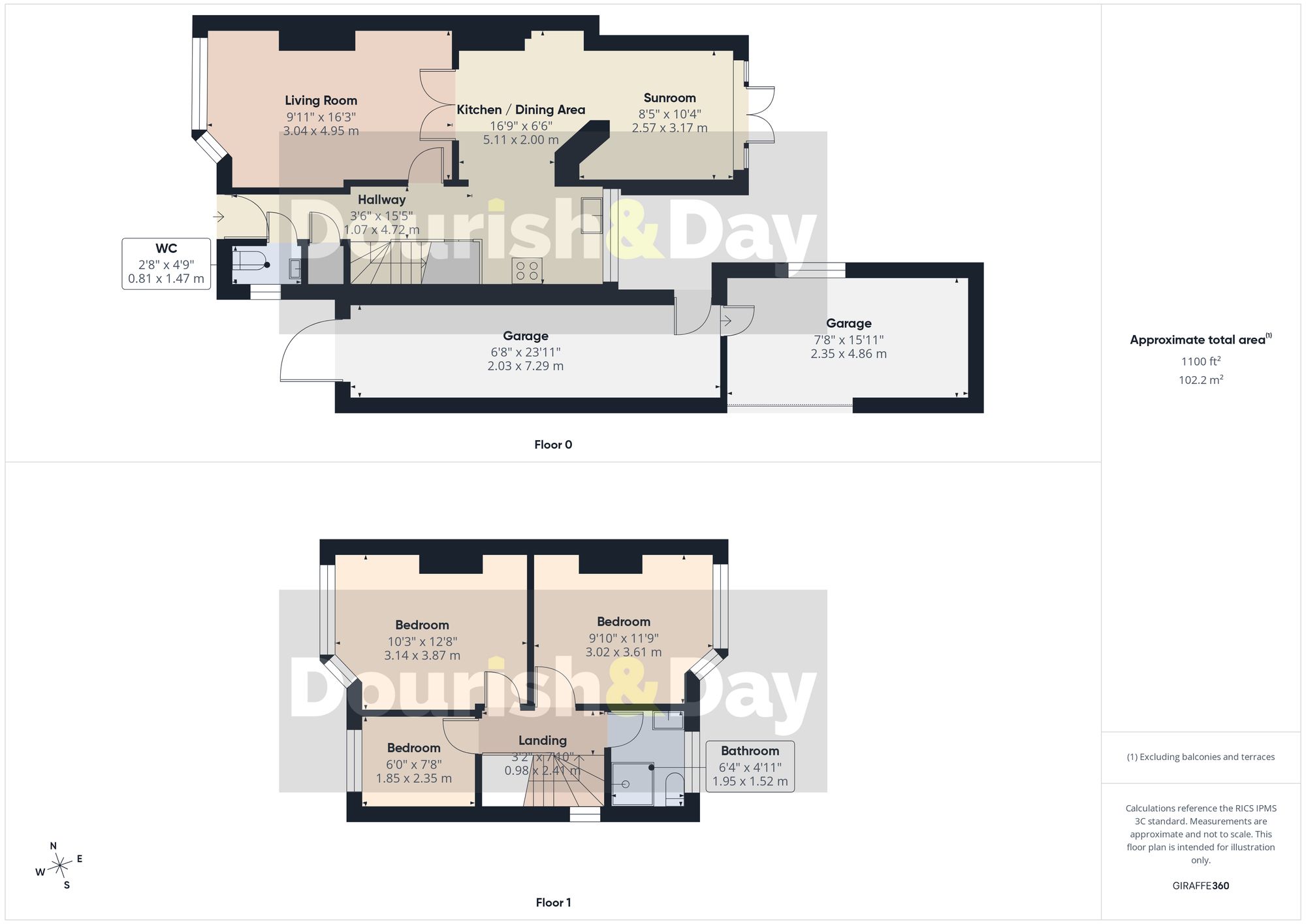3 bed semi-detached house for sale in Coronation Road, Stafford, ST16 - Property floorplan