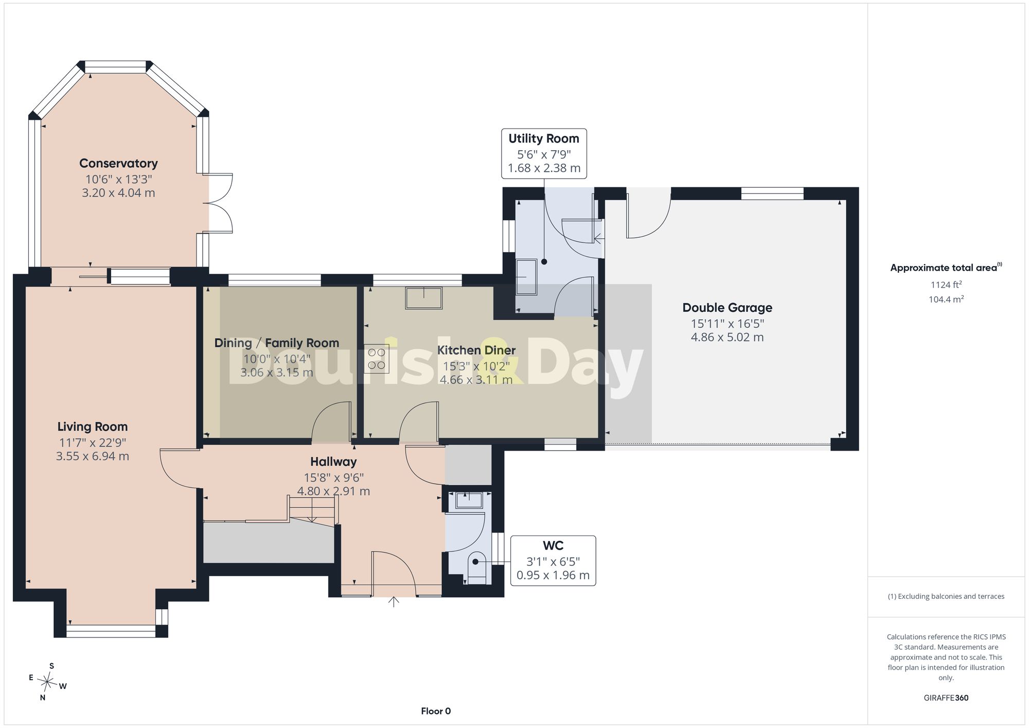 4 bed detached house for sale in Badger Brow Road, Loggerheads, TF9 - Property floorplan